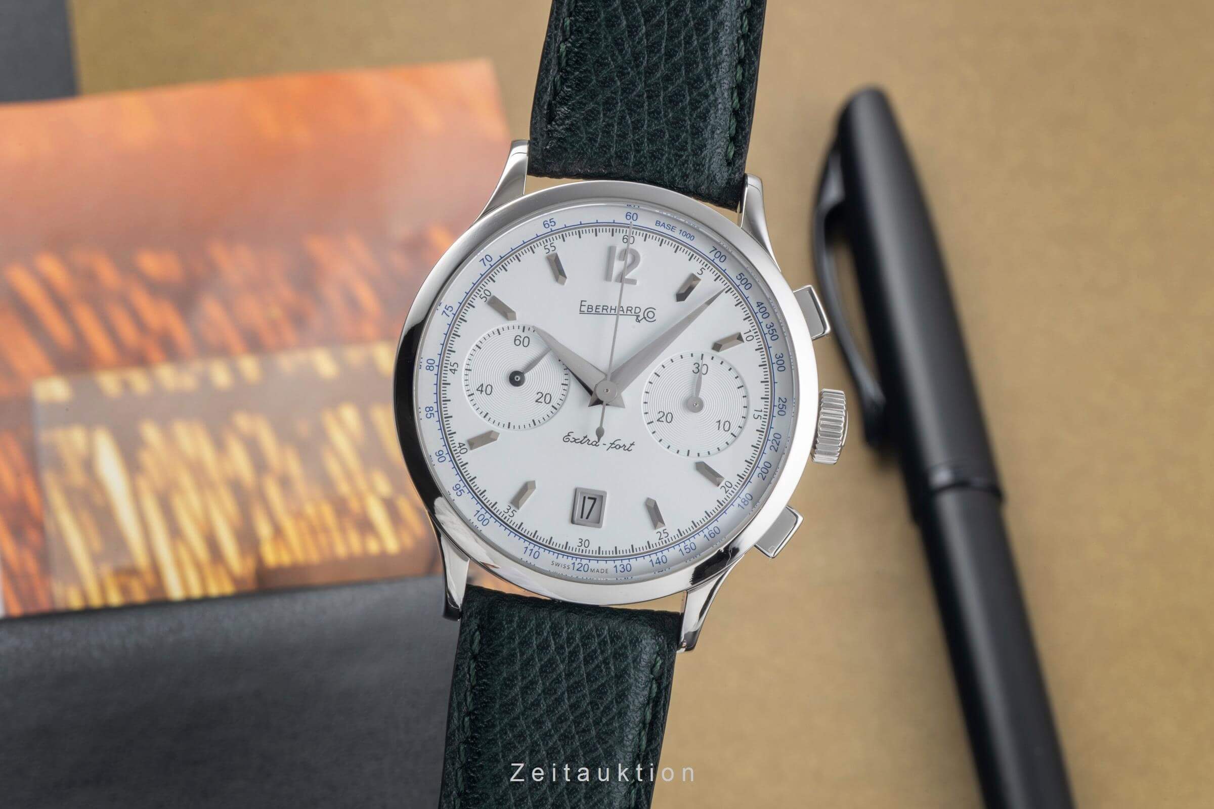 Eberhard & Co Extra Fort chronograph steel automatic Ref. 31952