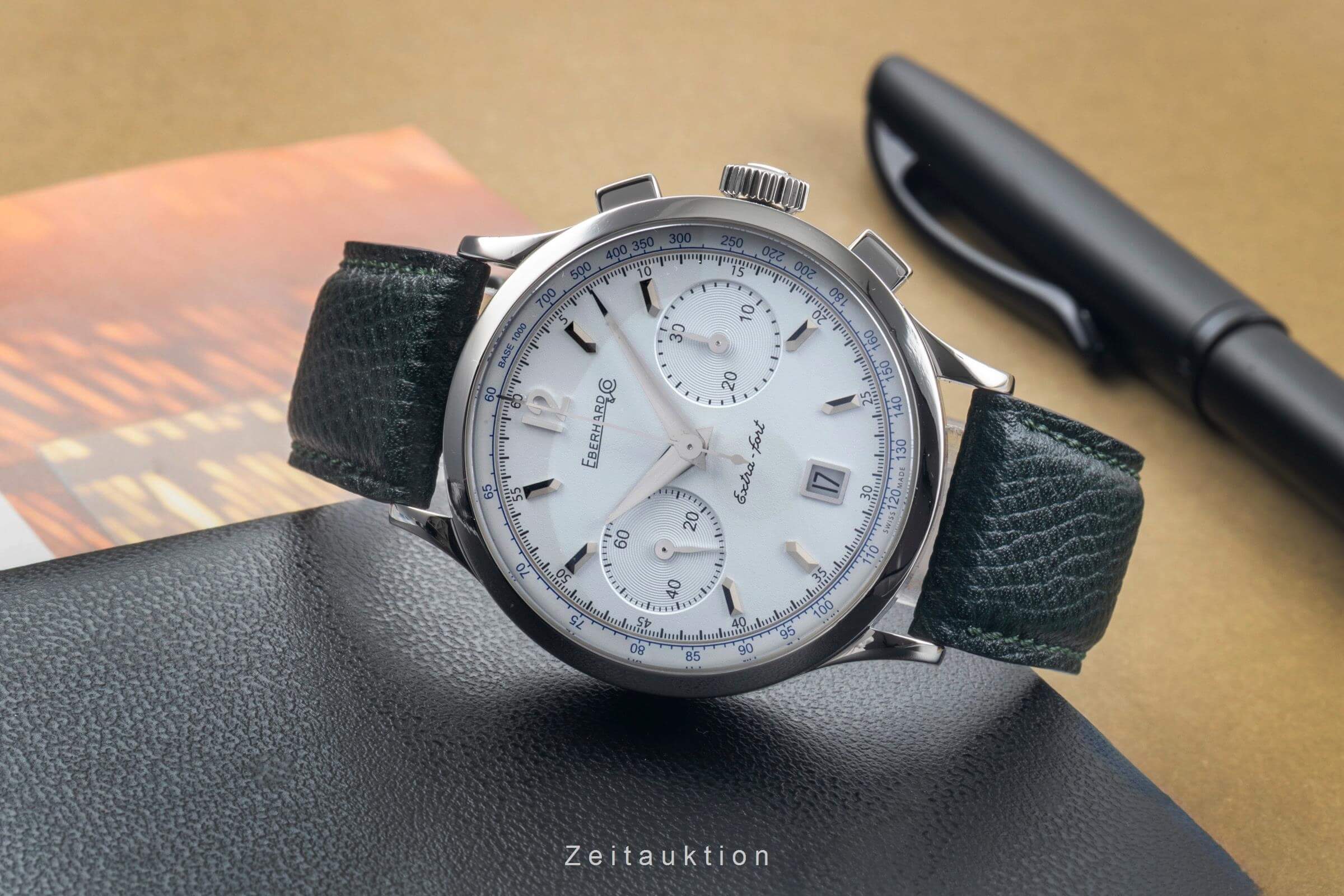 Eberhard & Co Extra Fort cronografo acciaio automatismo orologio da uomo 31952  [2501168]