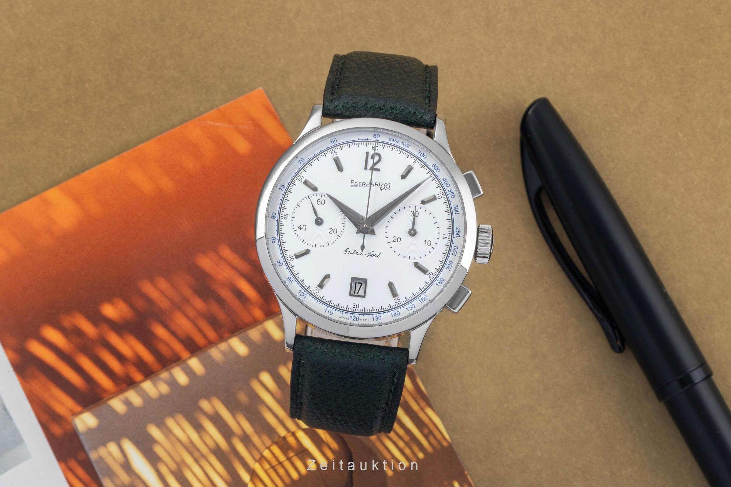 Eberhard & Co Extra Fort cronografo acciaio automatismo orologio da uomo 31952  [2501168]