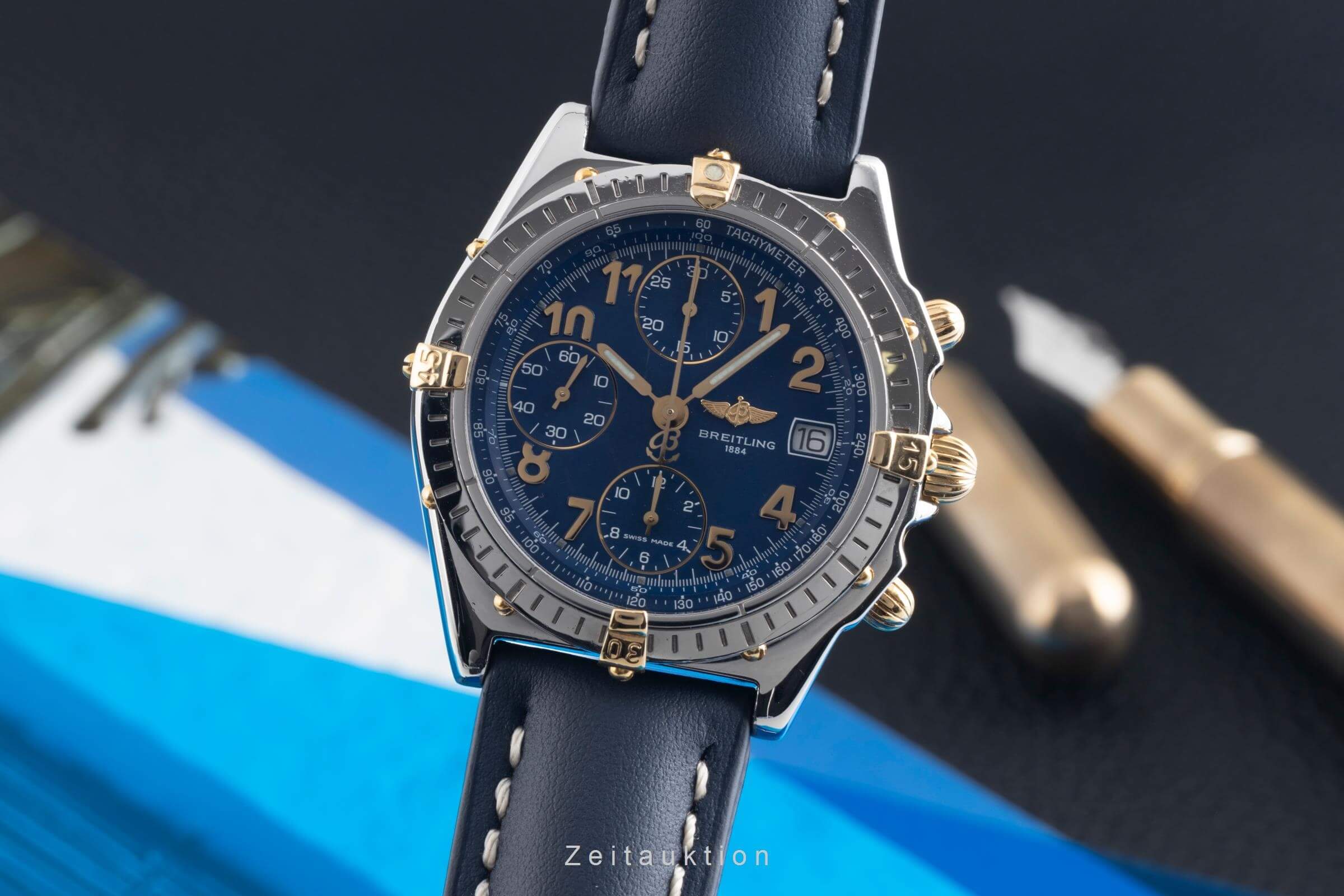 Breitling Chronomat Vitesse Chronograph Stahl Gold Automatik Herrenuhr B13050.1  [2501177]