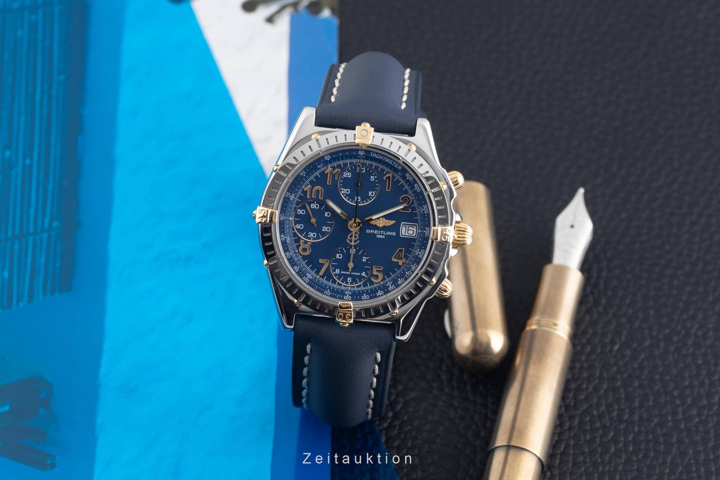 Breitling Chronomat Vitesse Chronograph Stahl Gold Automatik Herrenuhr B13050.1  [2501177]