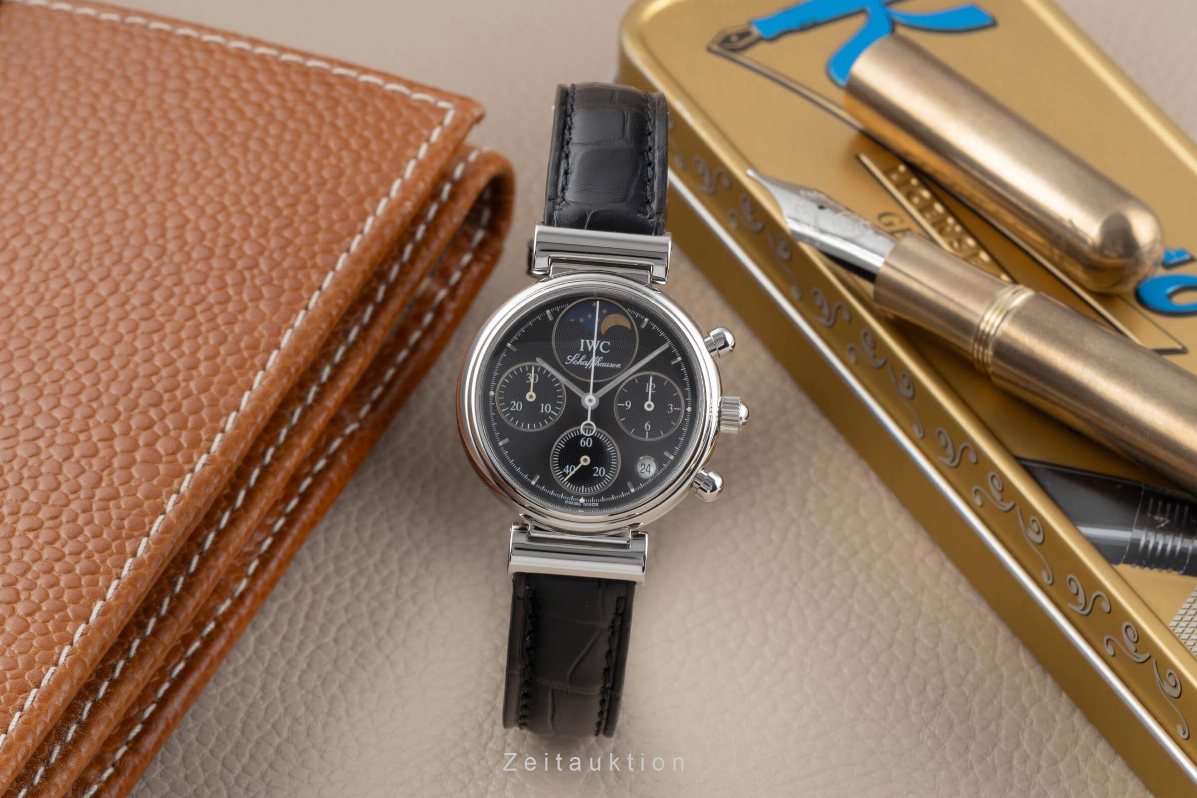 IWC Da Vinci chronograph steel quartz women's watch IW373614  [2501179]