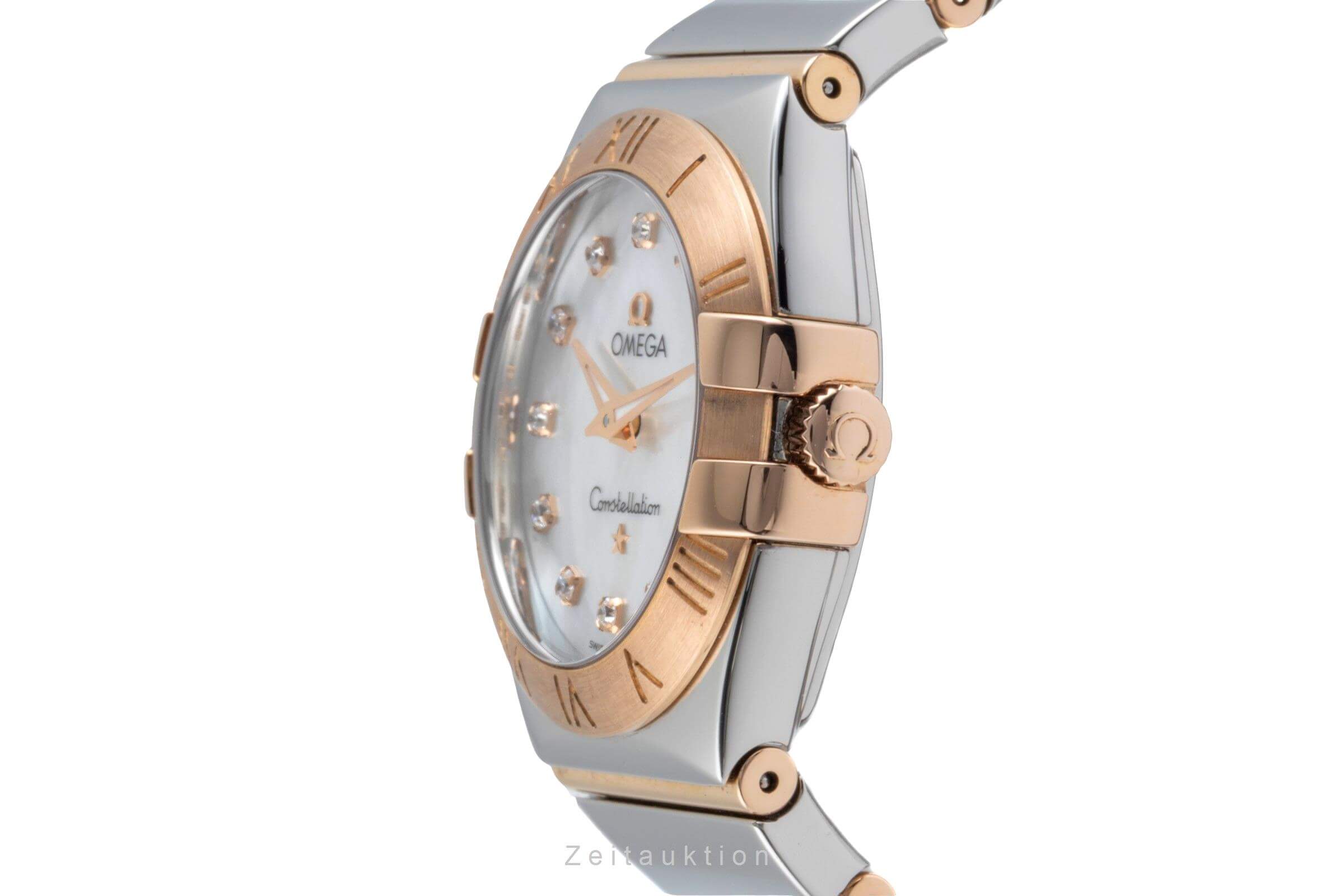 Omega Constellation acciaio / oro quarzo orologio da donna 123.20.27.60.55.003 LP: 7200EUR  [2501182]