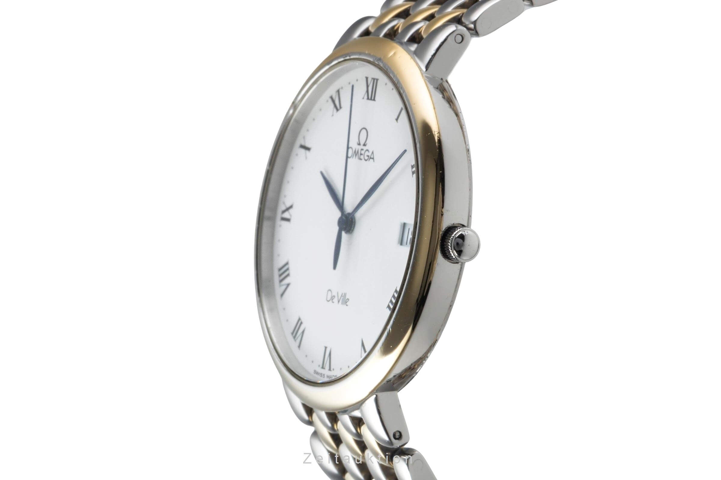 Omega De Ville acciaio / oro quarzo orologio da uomo 396.2432  [2501186]