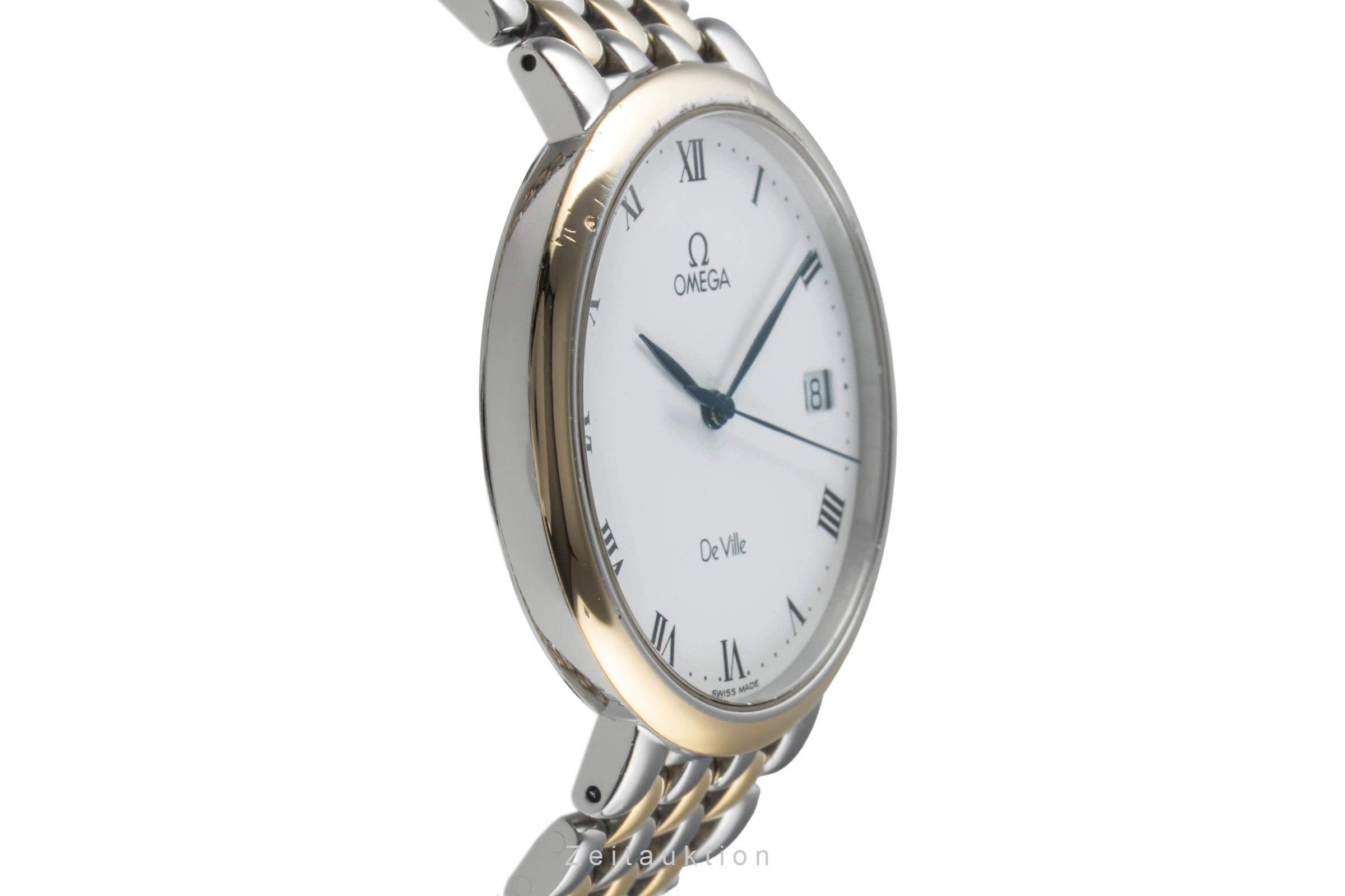 Omega De Ville acciaio / oro quarzo orologio da uomo 396.2432  [2501186]