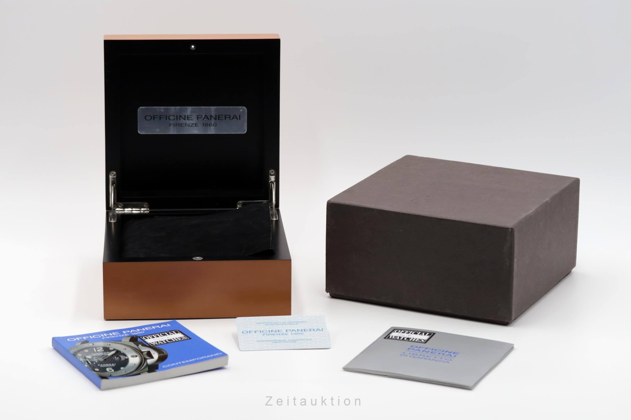 Panerai Luminor GMT acero automático reloj para caballeros PAM00063  [2501188]