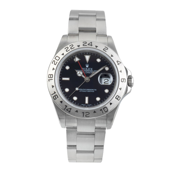 Rolex Explorer II acero automático reloj para caballeros 16570  [2501204]