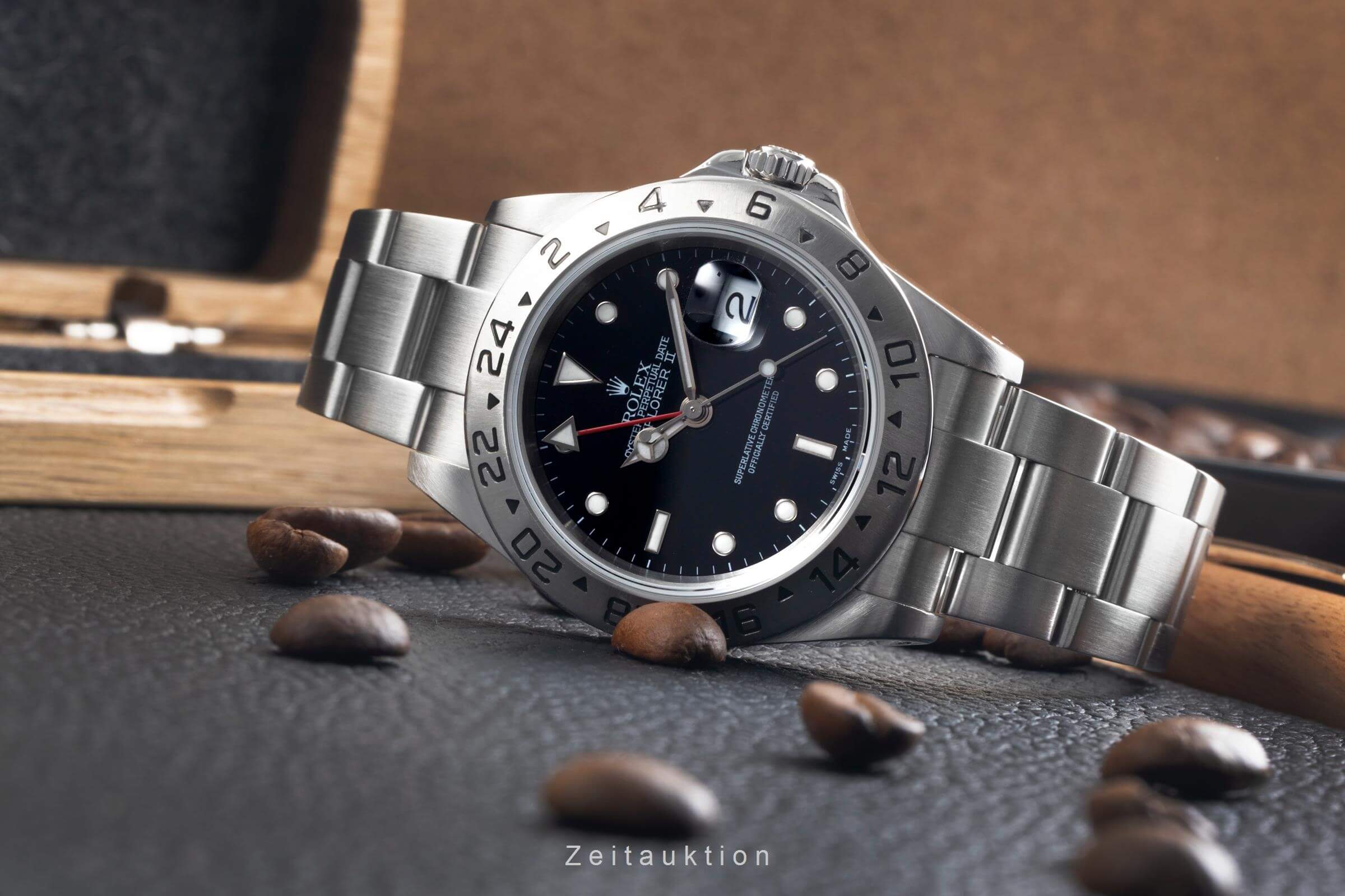 Rolex Explorer II acero automático reloj para caballeros 16570  [2501204]
