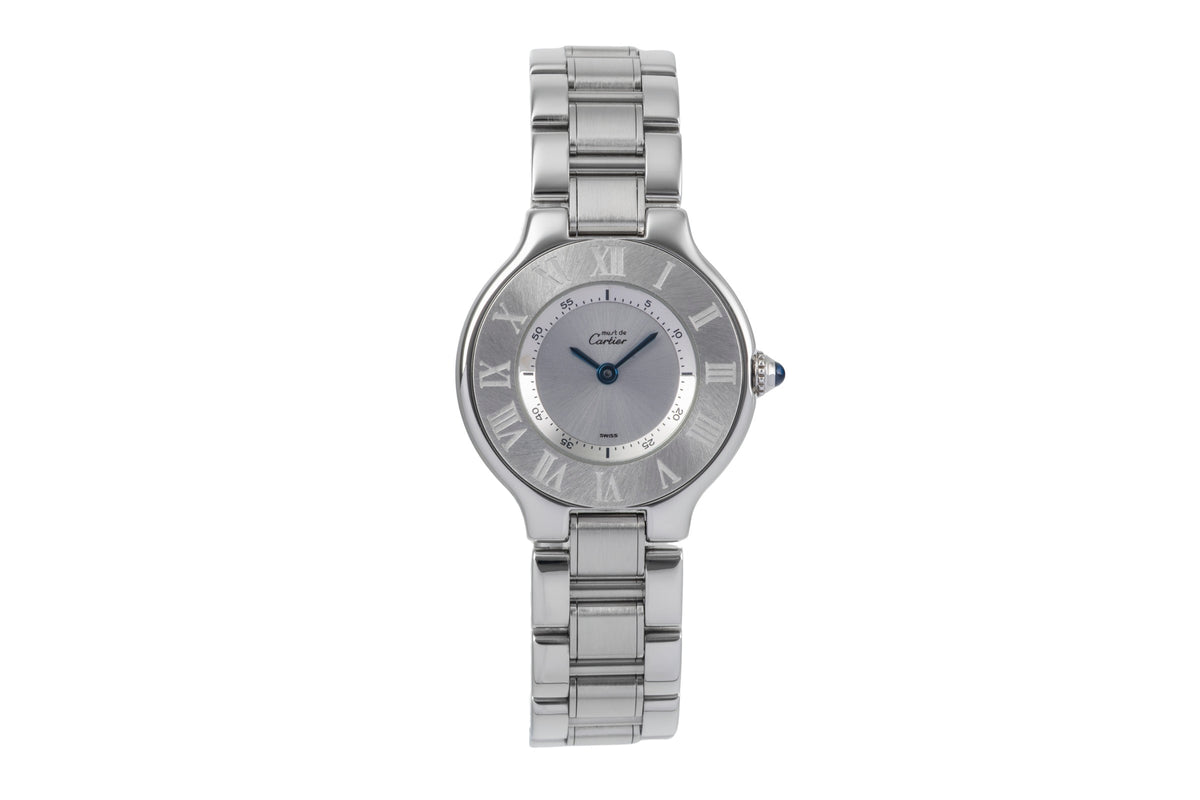Cartier Must De Cartier 21 steel quartz women's watch W10109T2  [2501209]