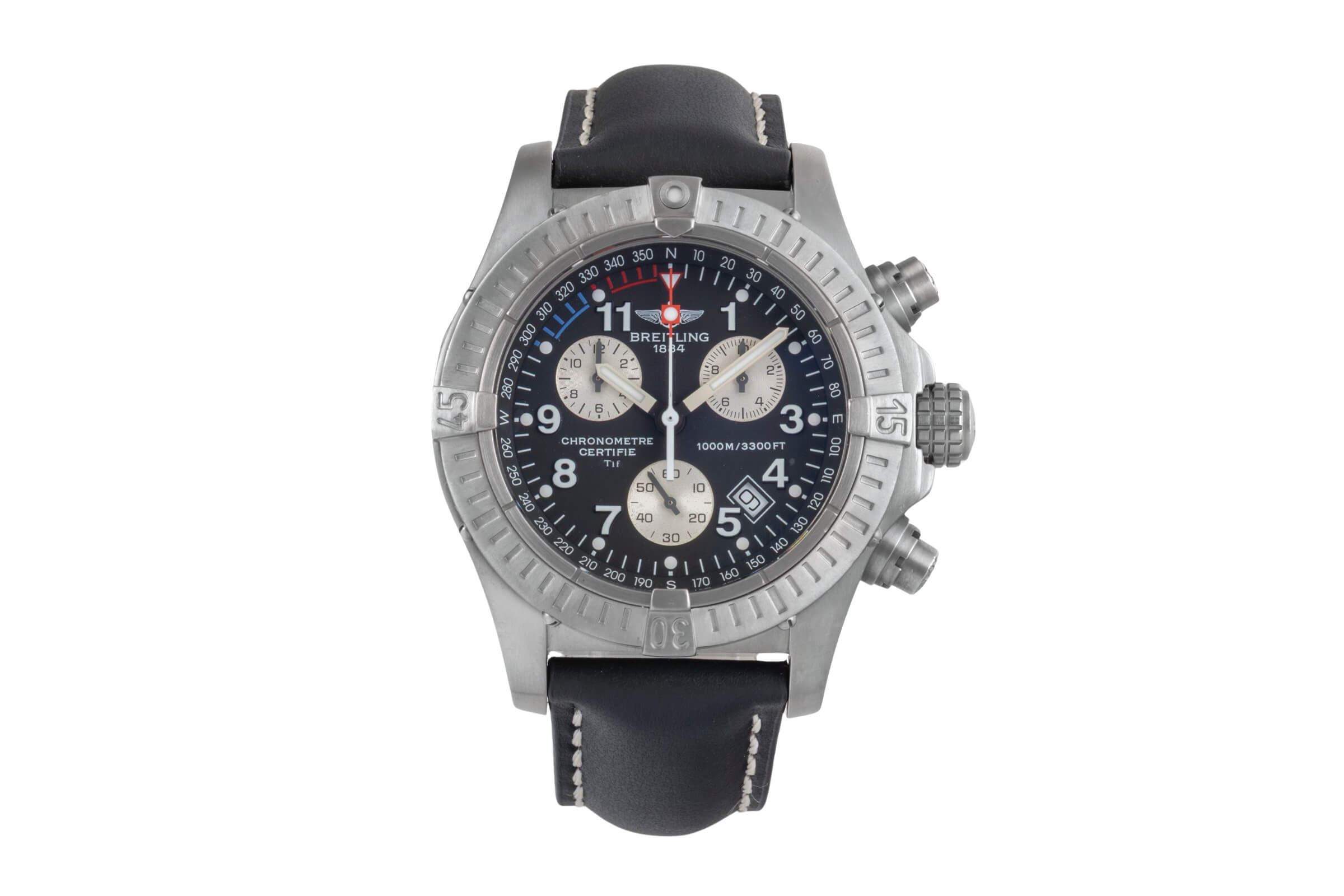 Breitling Avenger chronograph titanium quartz Kal. B73 Ref. E73360