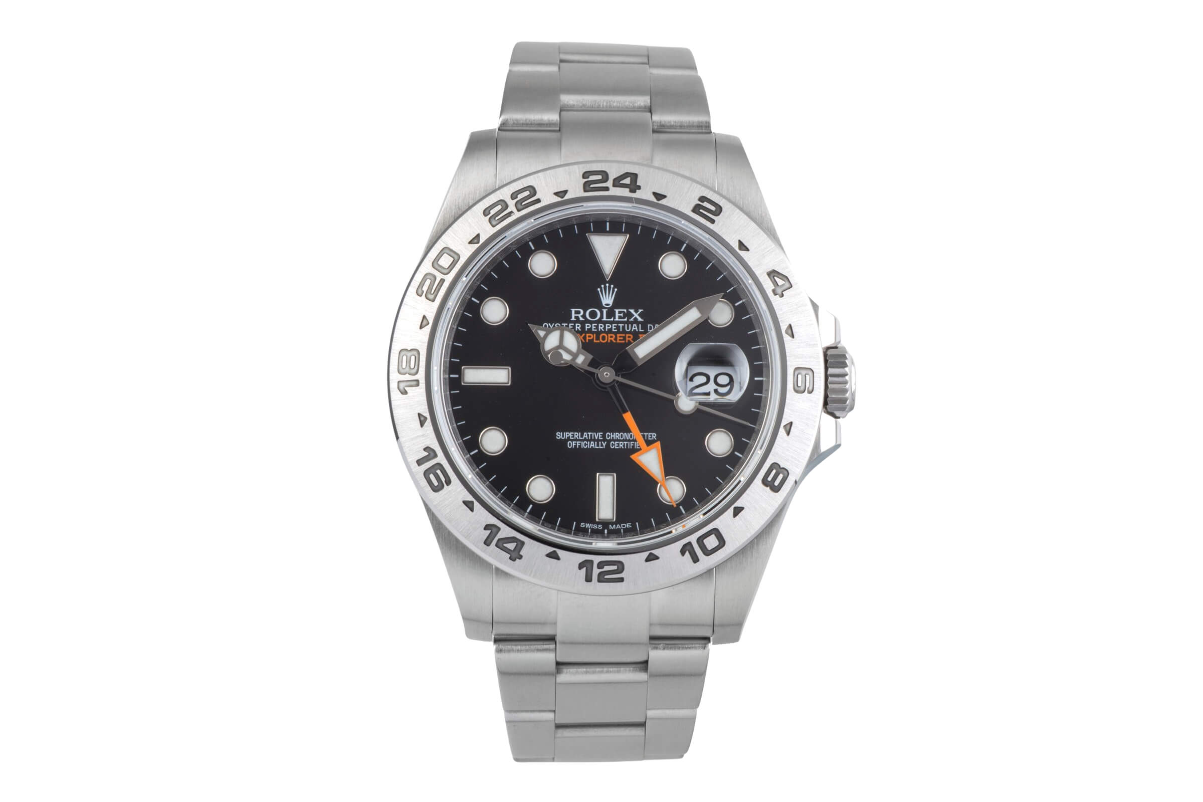 Rolex Explorer II acero automático reloj para caballeros 216570  [2501219]