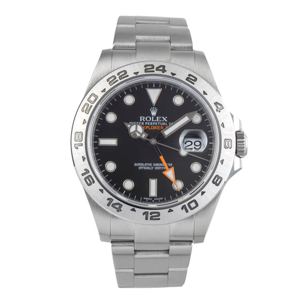 Rolex Explorer II acero automático reloj para caballeros 216570  [2501219]