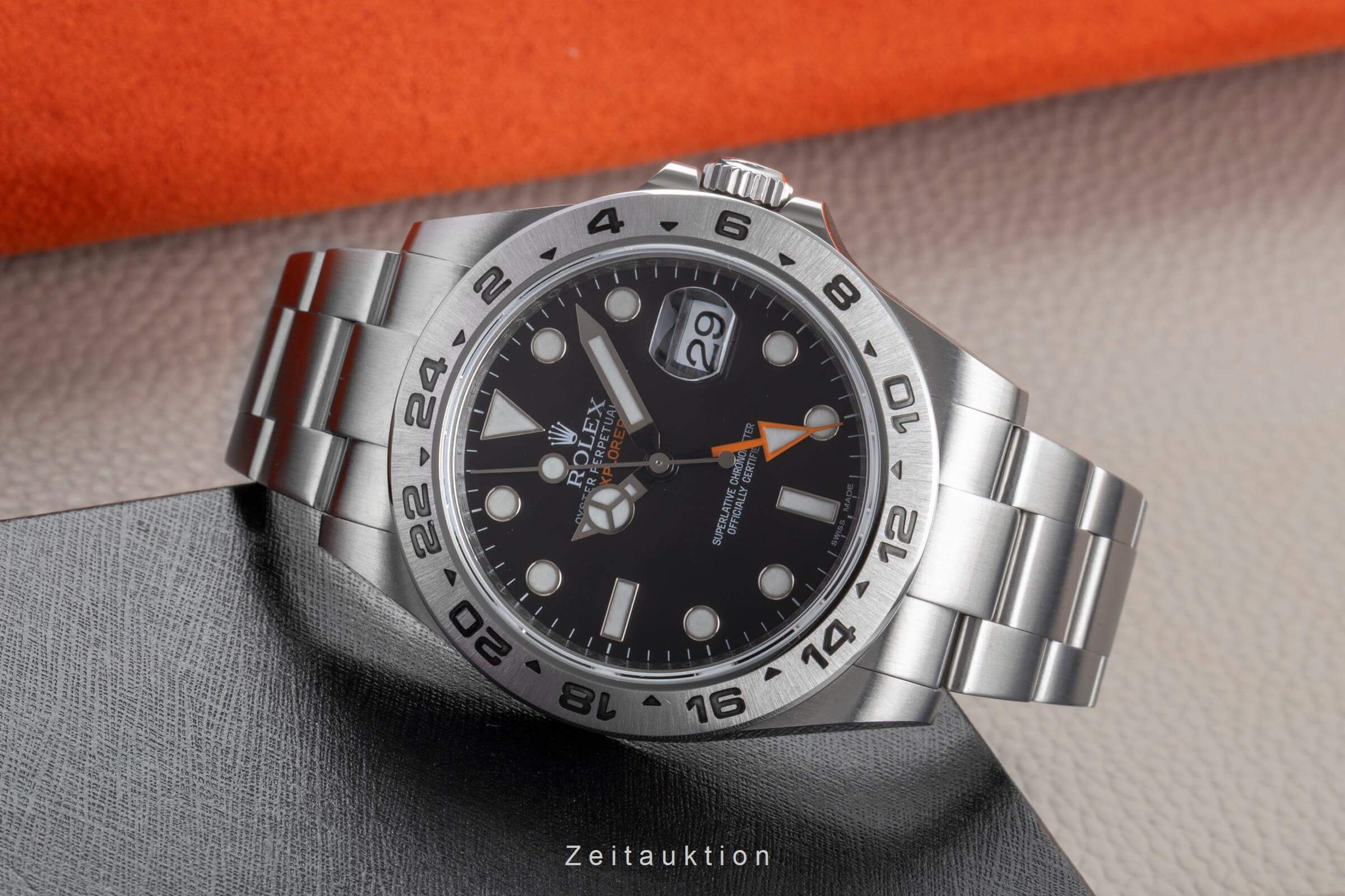 Rolex Explorer II acero automático reloj para caballeros 216570  [2501219]