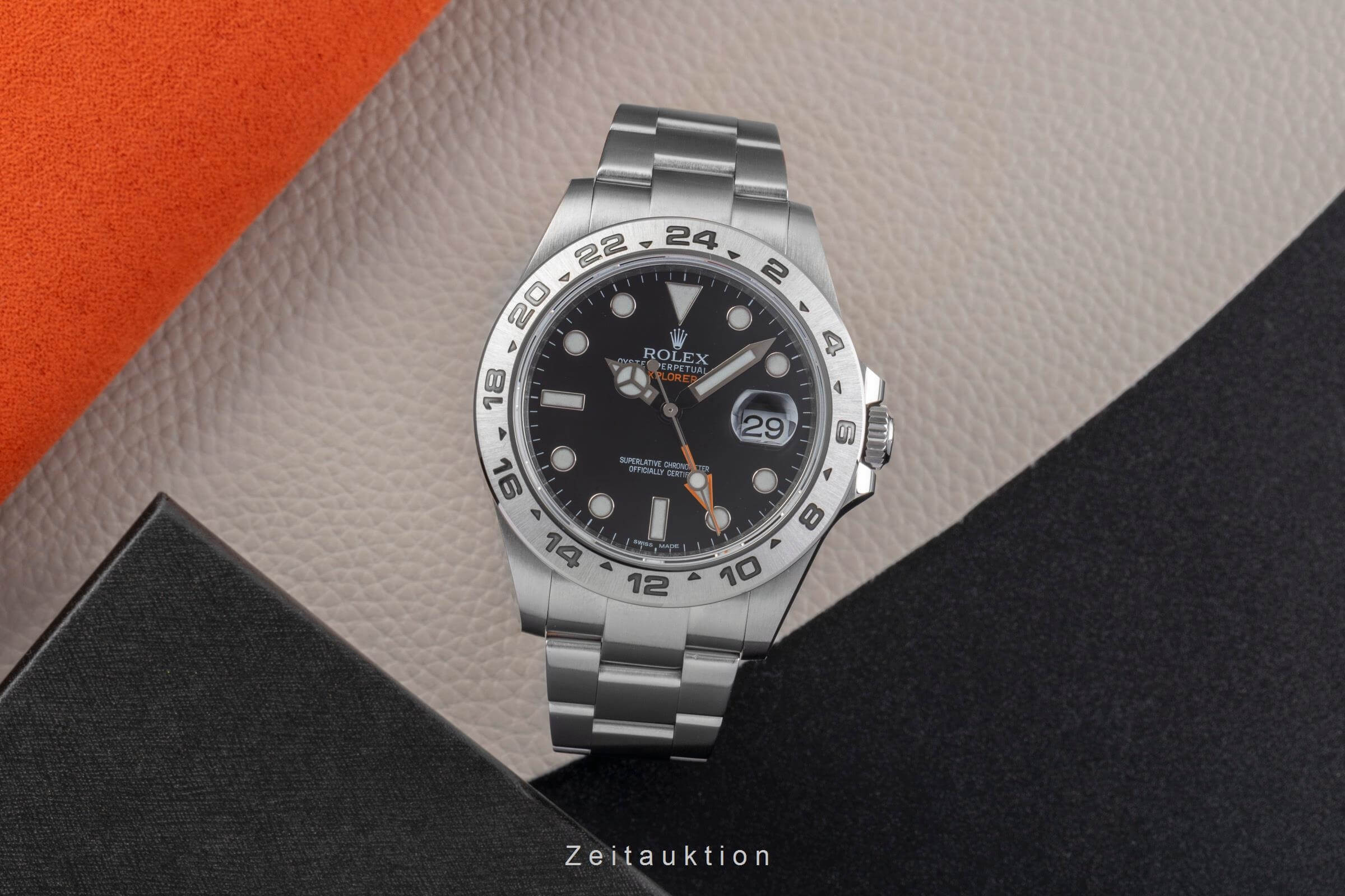 Rolex Explorer II acero automático reloj para caballeros 216570  [2501219]