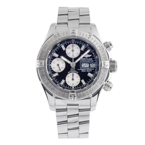 Breitling Superocean Chronograph chronographe acier automatique montre pour hommes A1334011/B683  [2501225]