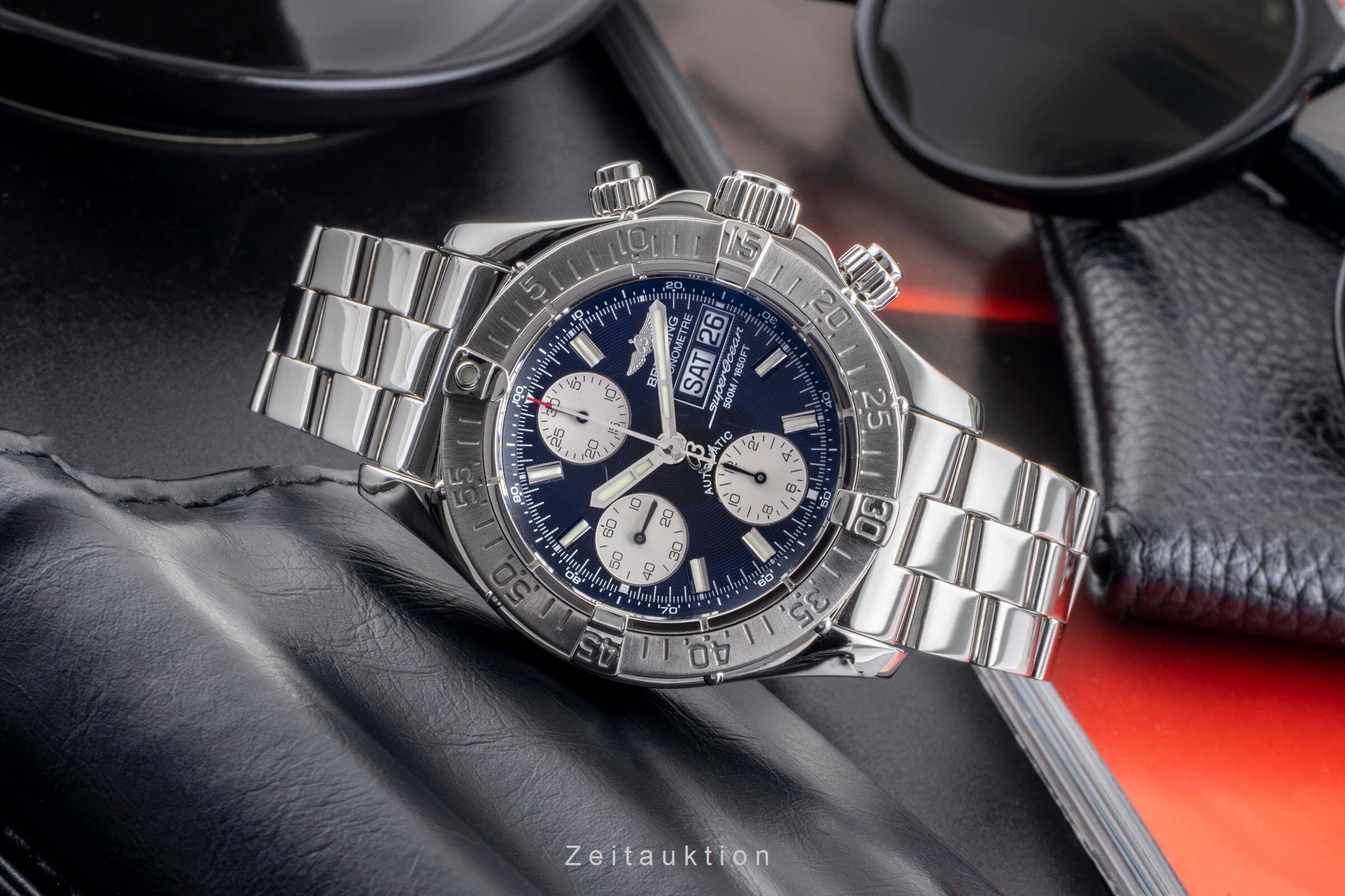 Breitling Superocean Chronograph chronographe acier automatique montre pour hommes A1334011/B683  [2501225]