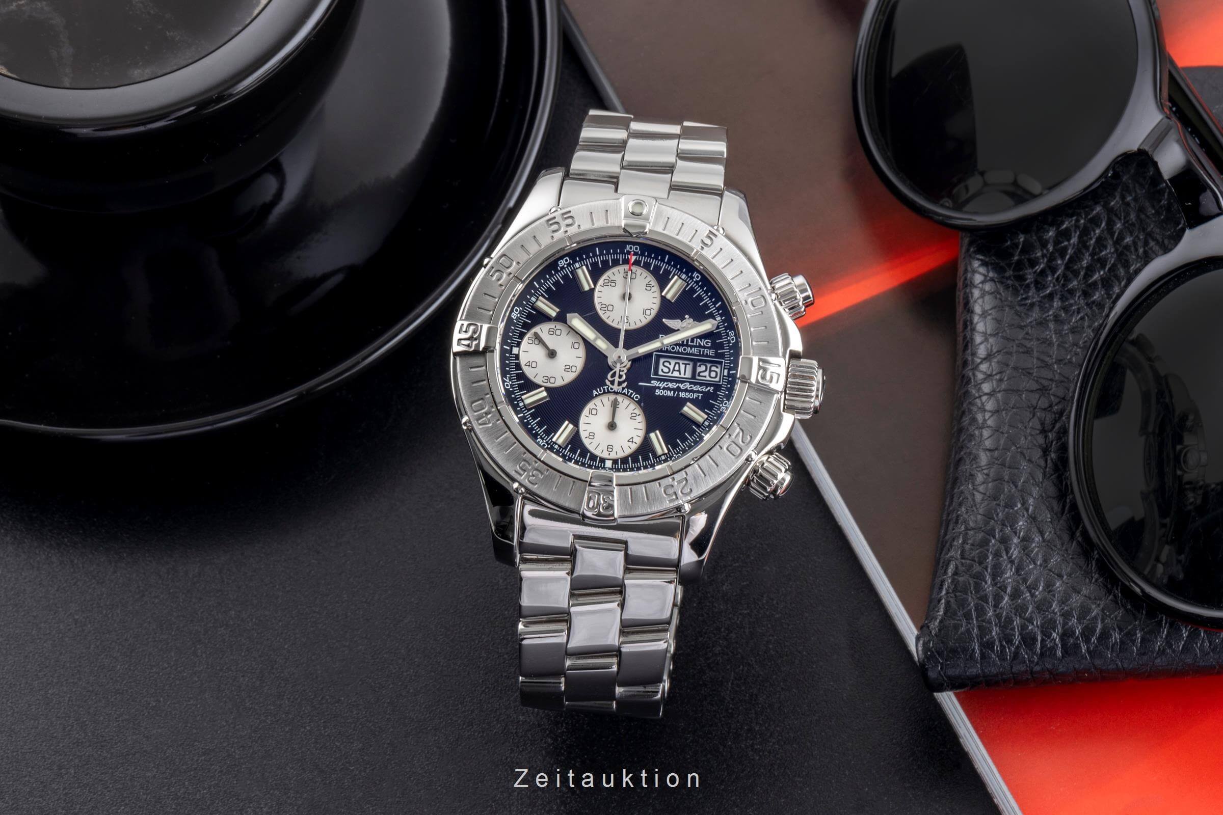 Breitling Superocean Chronograph chronographe acier automatique montre pour hommes A1334011/B683  [2501225]
