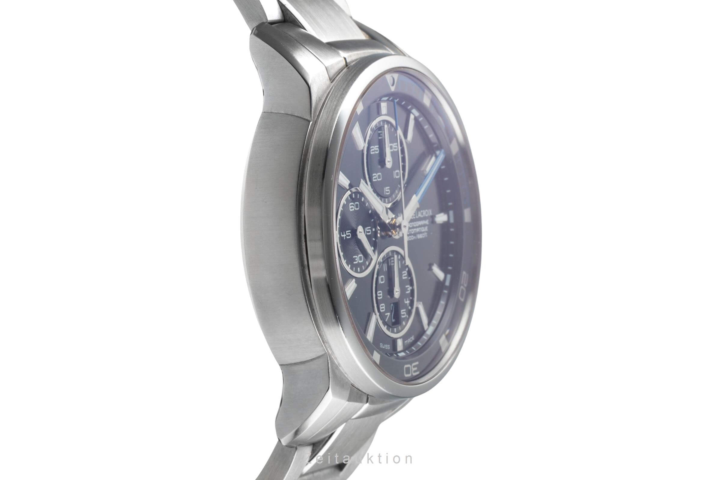 Maurice Lacroix Pontos Chronograph Automatik Stahl Ref. PT6008-SS002-331 B&P [2501226]