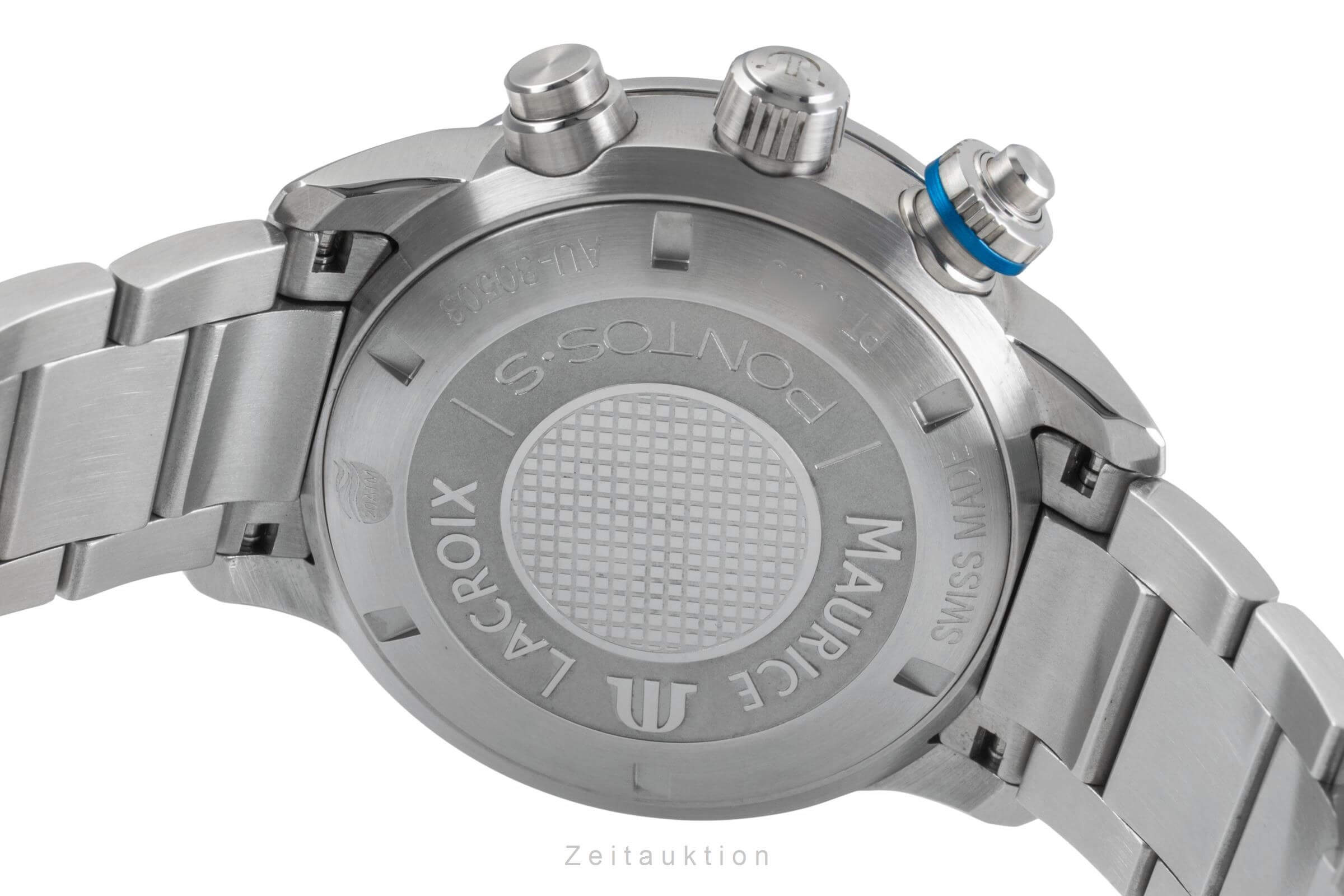 Maurice Lacroix Pontos Chronograph Automatik Stahl Ref. PT6008-SS002-331 B&P [2501226]