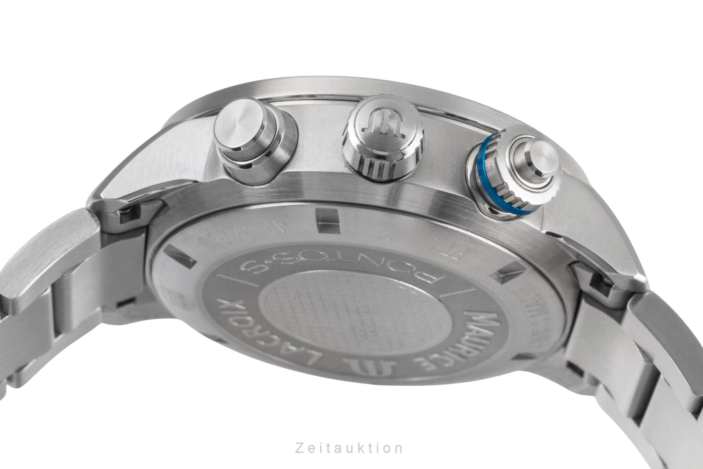 Maurice Lacroix Pontos Chronograph Automatik Stahl Ref. PT6008-SS002-331 B&P [2501226]