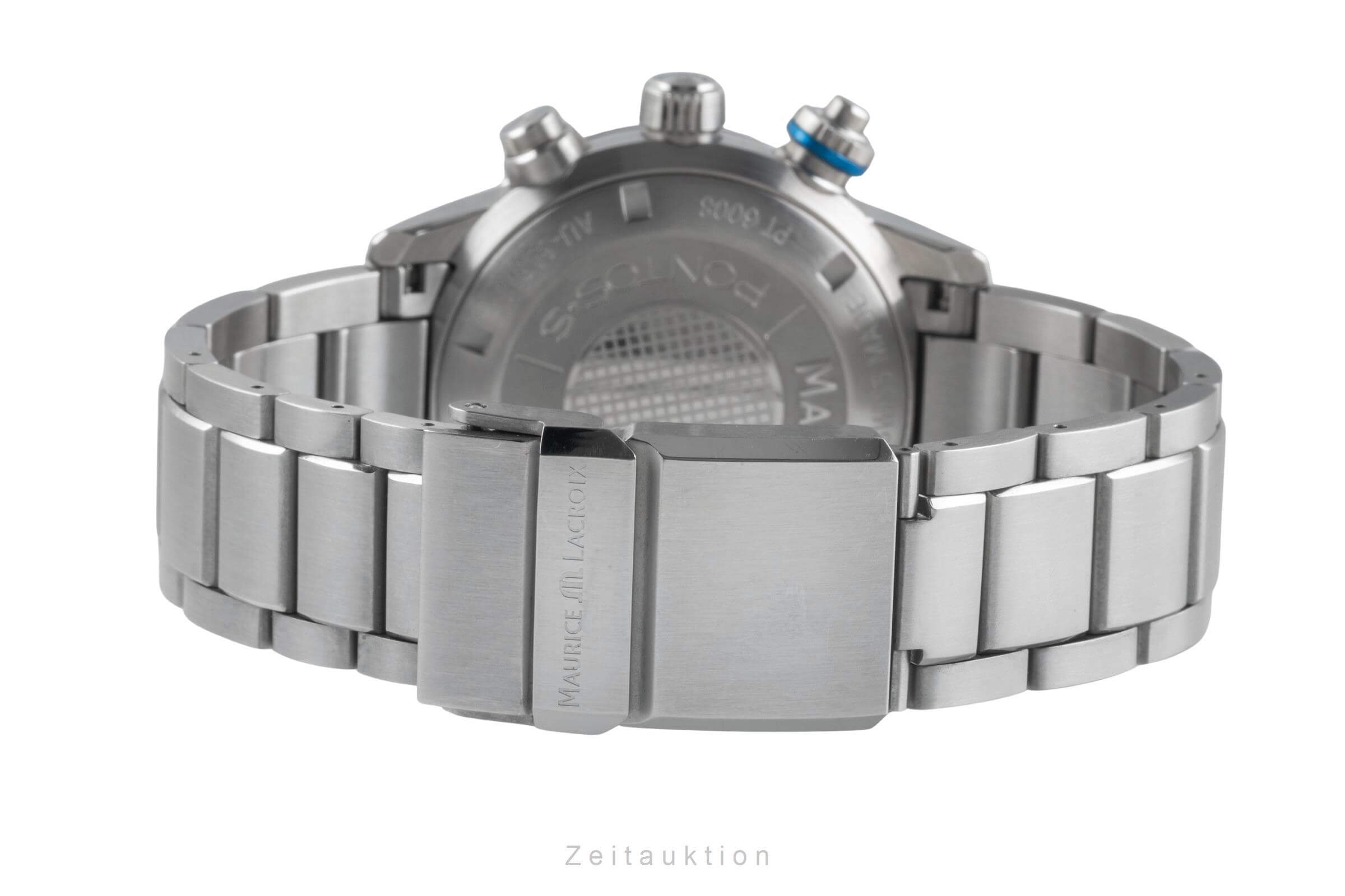Maurice Lacroix Pontos Chronograph Automatik Stahl Ref. PT6008-SS002-331 B&P [2501226]