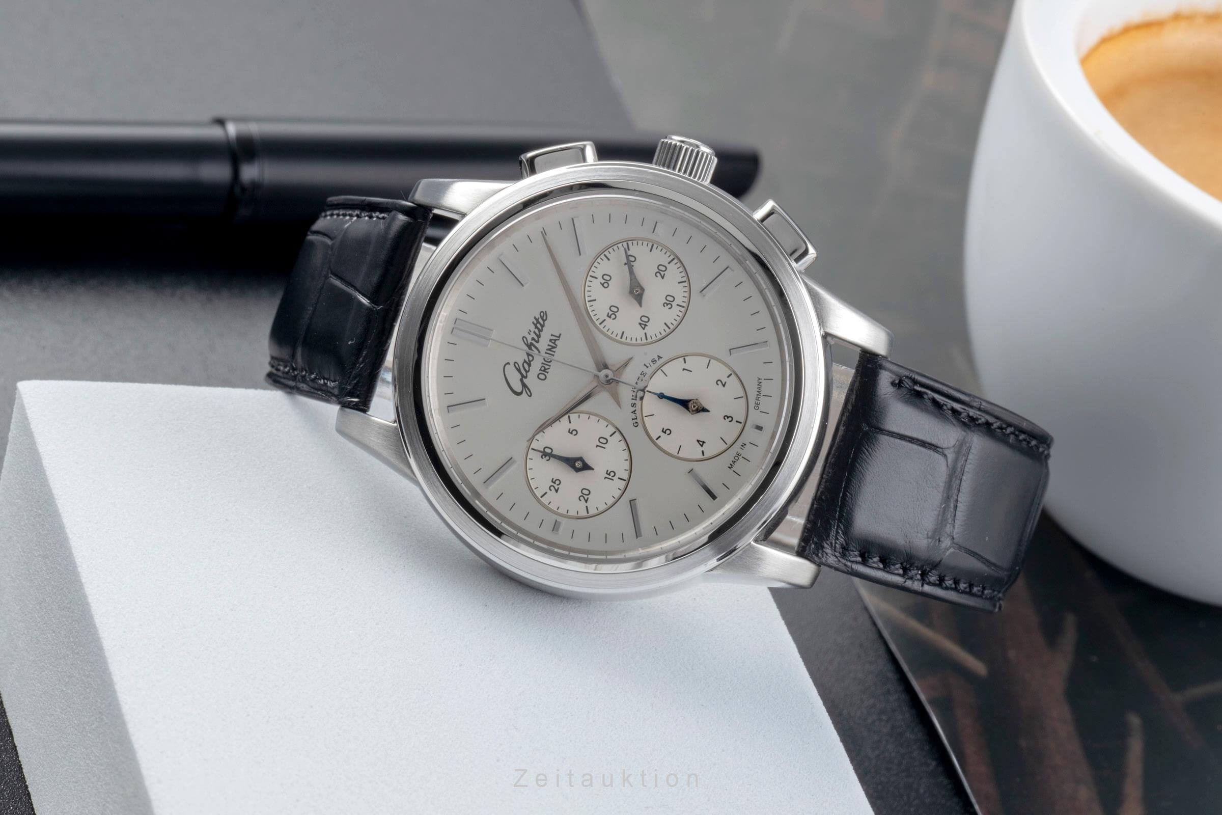Glashütte Original Senator Chronograph Stahl Automatik Ref. 39-31-14-23-04 [2501228]