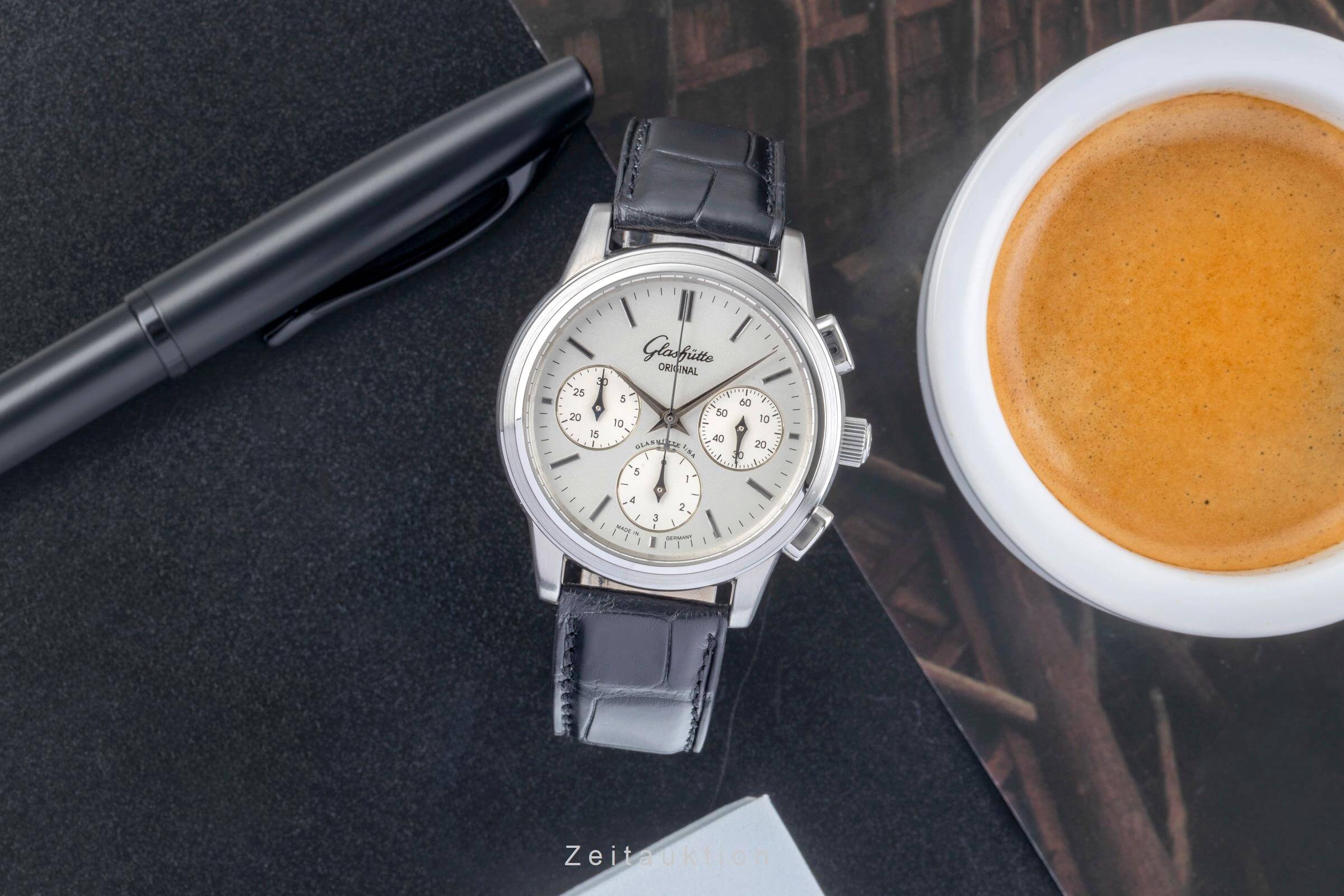 Glashütte Original Senator Chronograph Stahl Automatik Ref. 39-31-14-23-04 [2501228]