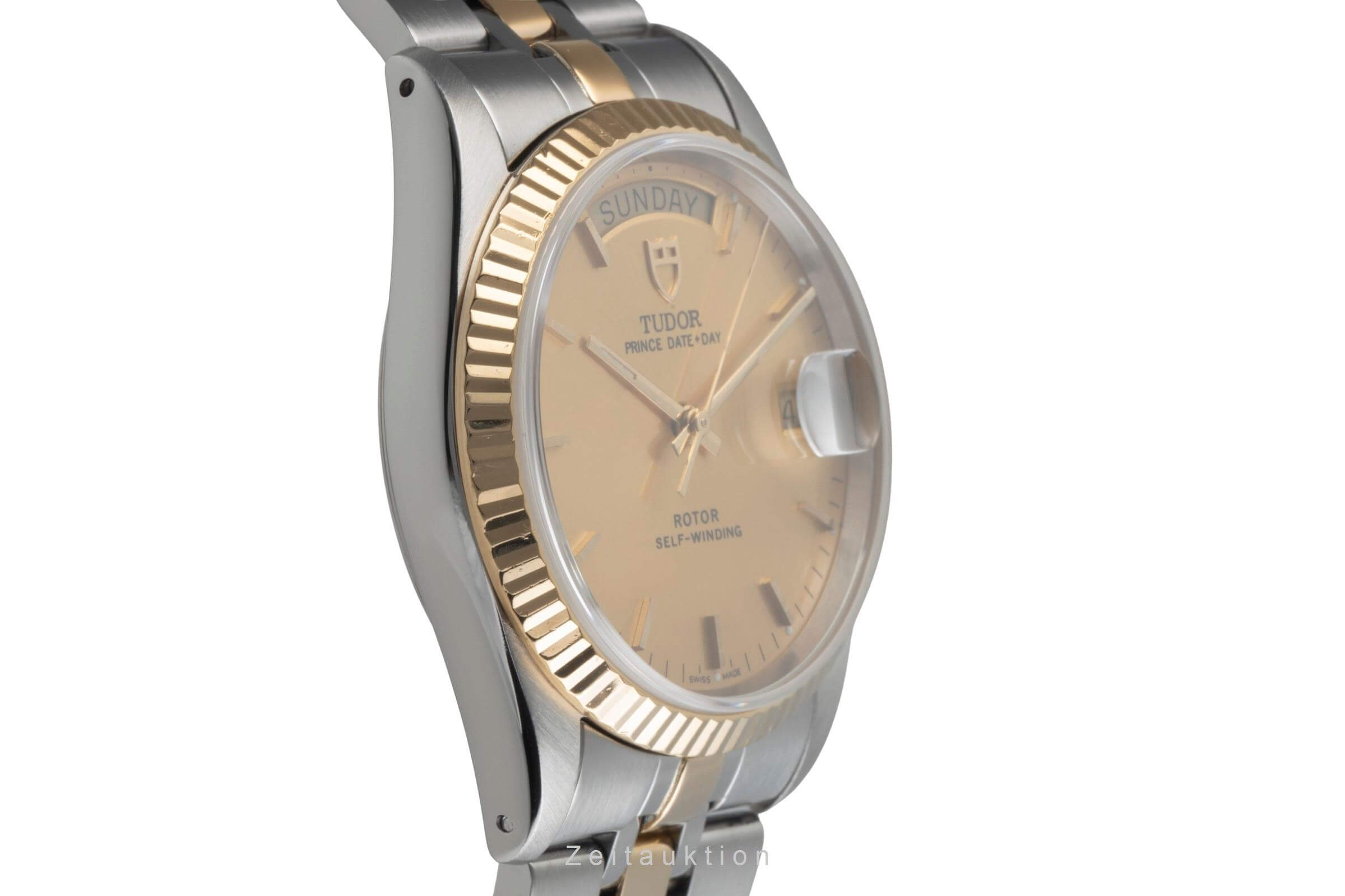 Tudor Date-Day acciaio / oro automatismo orologio da uomo 76213 LP: 4090EUR  [2501234]