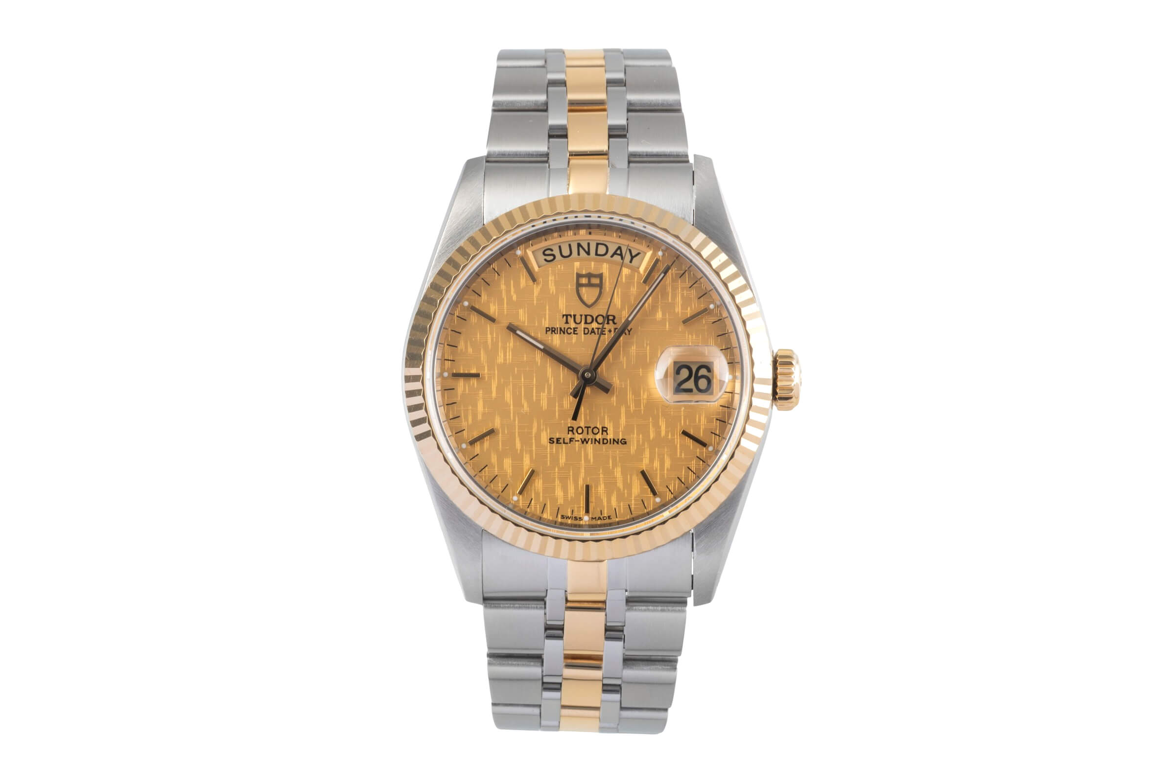 Tudor Date-Day acciaio / oro automatismo orologio da uomo 76213 LP: 4090EUR  [2501235]