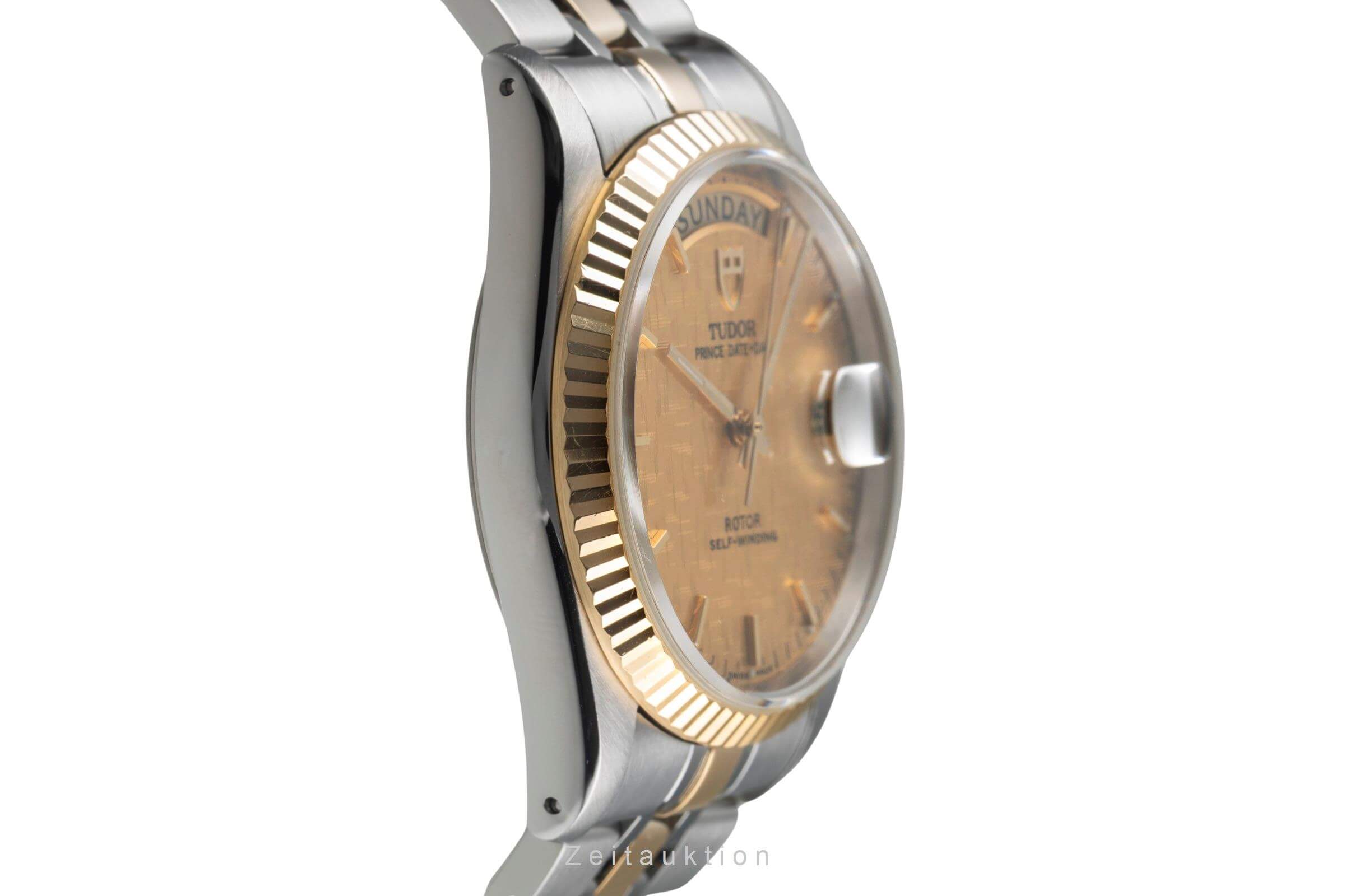 Tudor Date-Day acciaio / oro automatismo orologio da uomo 76213 LP: 4090EUR  [2501235]
