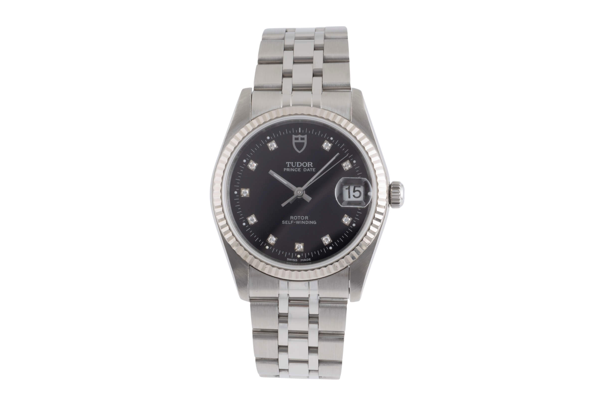 Tudor Prince Date acero / oro blanco automático reloj para caballeros 74034  [2501237]