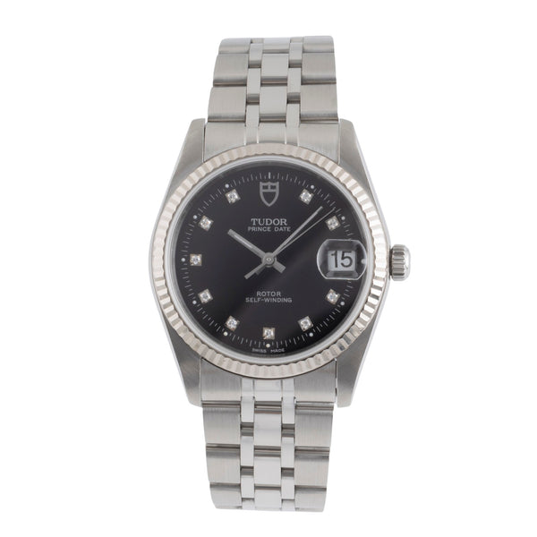 Tudor Prince Date acero / oro blanco automático reloj para caballeros 74034  [2501237]