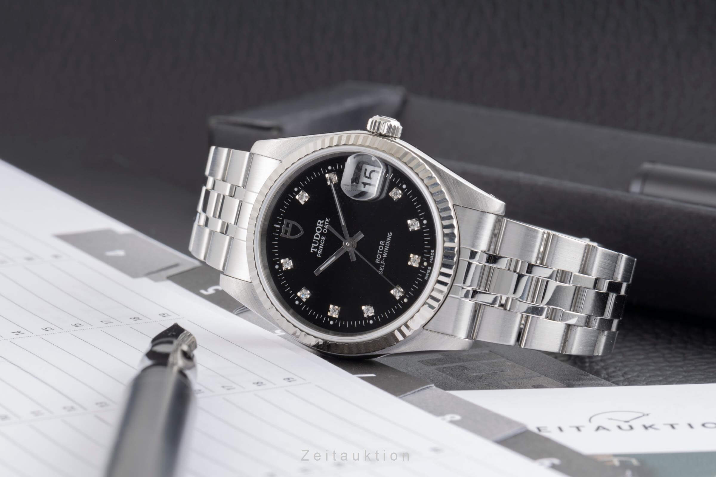 Tudor Prince Date acero / oro blanco automático reloj para caballeros 74034  [2501237]