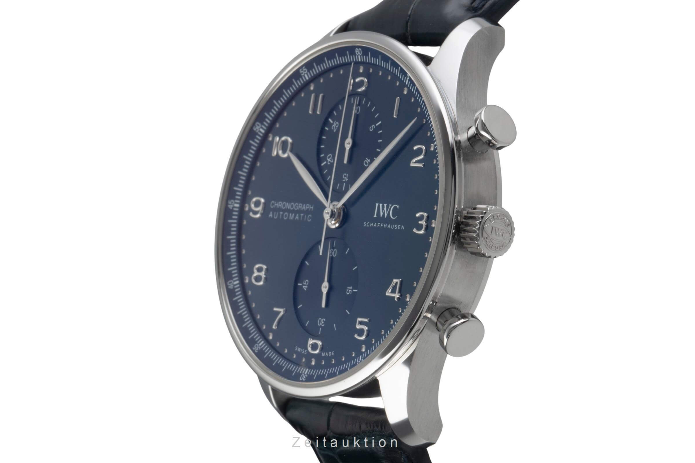 IWC Portugieser cronografo acciaio automatismo orologio da uomo IW371606 LP: 9100EUR  [2501242]