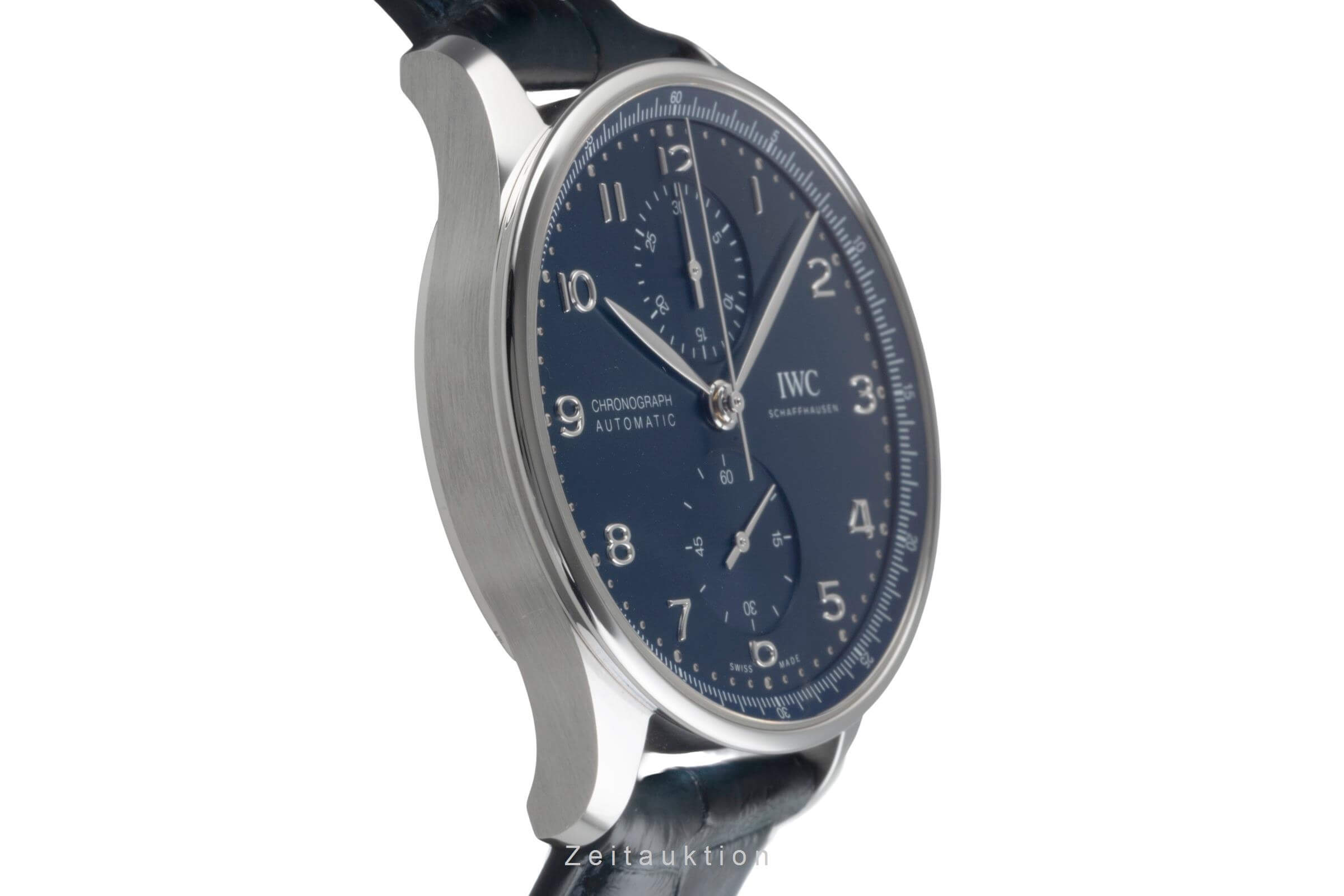 IWC Portugieser cronografo acciaio automatismo orologio da uomo IW371606 LP: 9100EUR  [2501242]