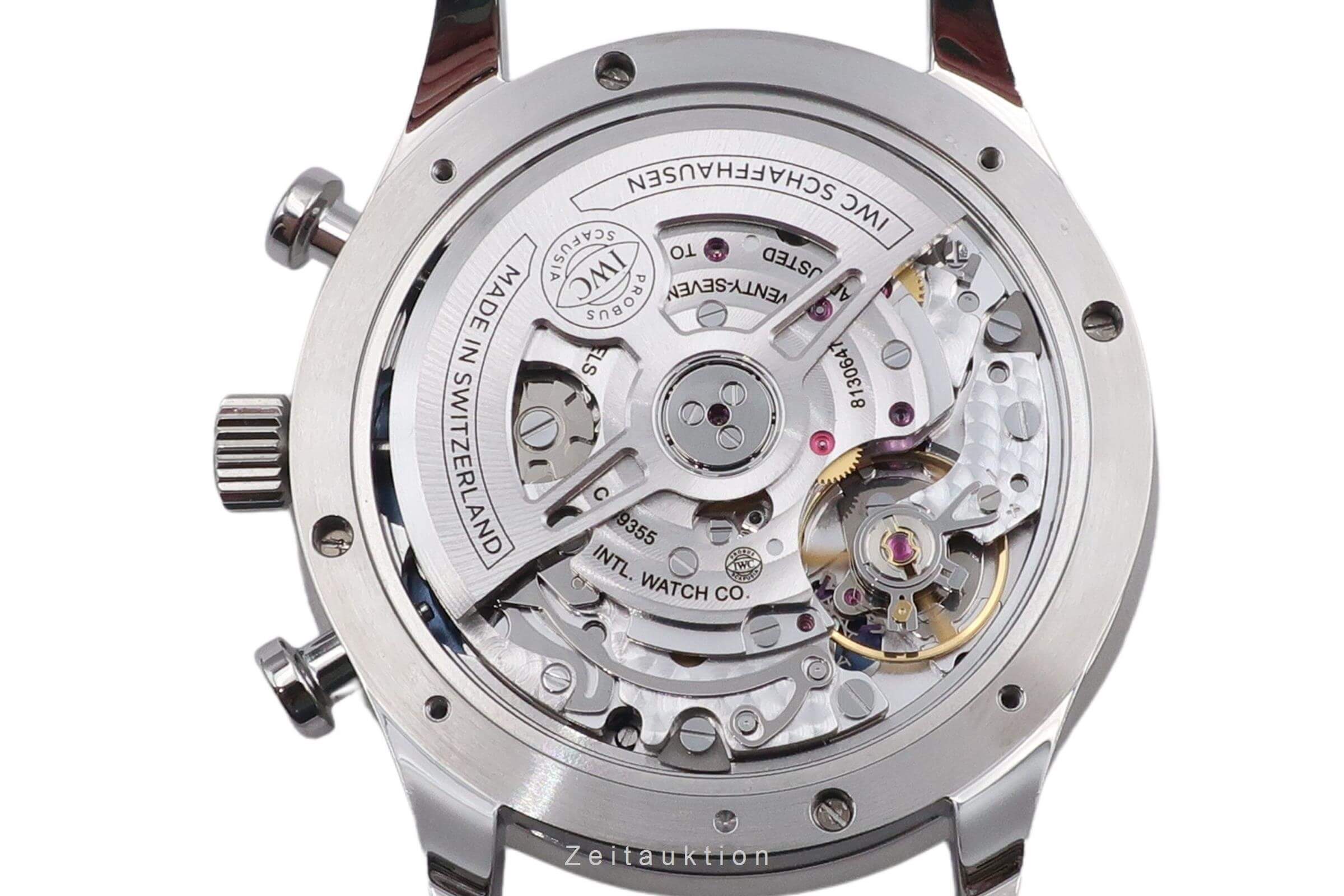 IWC Portugieser cronografo acciaio automatismo orologio da uomo IW371606 LP: 9100EUR  [2501242]