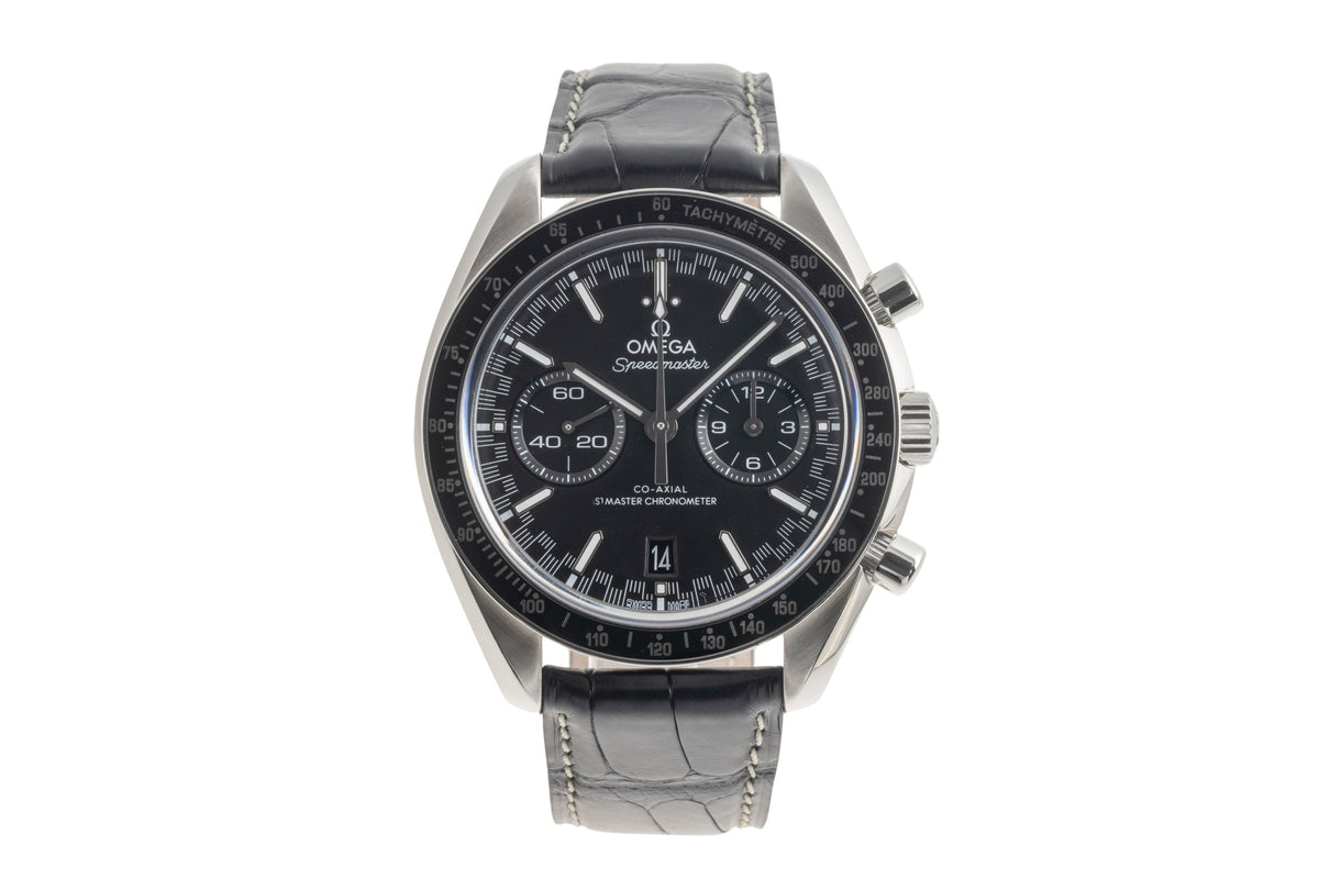 Speedmaster Racing chronograph steel automatic watch 329.33.44.51.01.001 LP 10100EUR [ ]