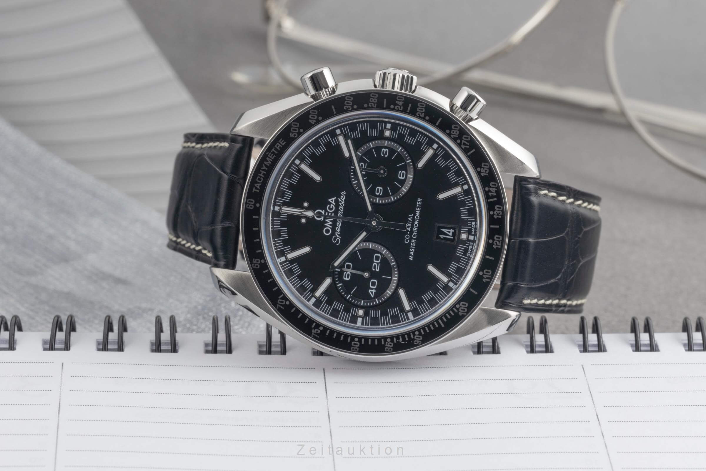 Omega Speedmaster Racing chronograph steel automatic men's watch 329.33.44.51.01.001 LP: 10100EUR  [2501268]