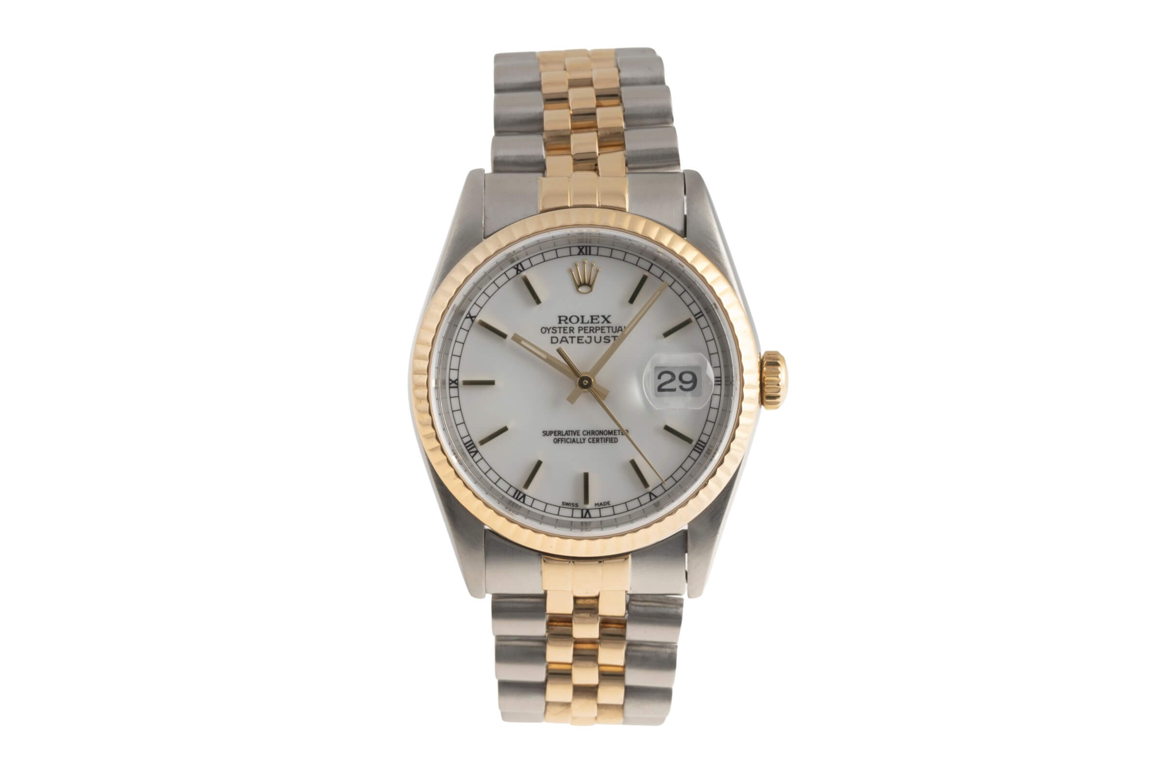 Rolex Datejust acero / oro automático reloj para caballeros 16233  [2501272]