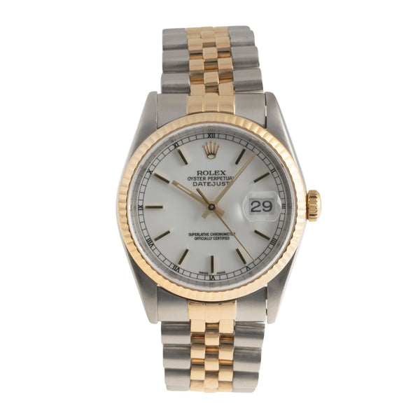 Rolex Datejust acero / oro automático reloj para caballeros 16233  [2501272]