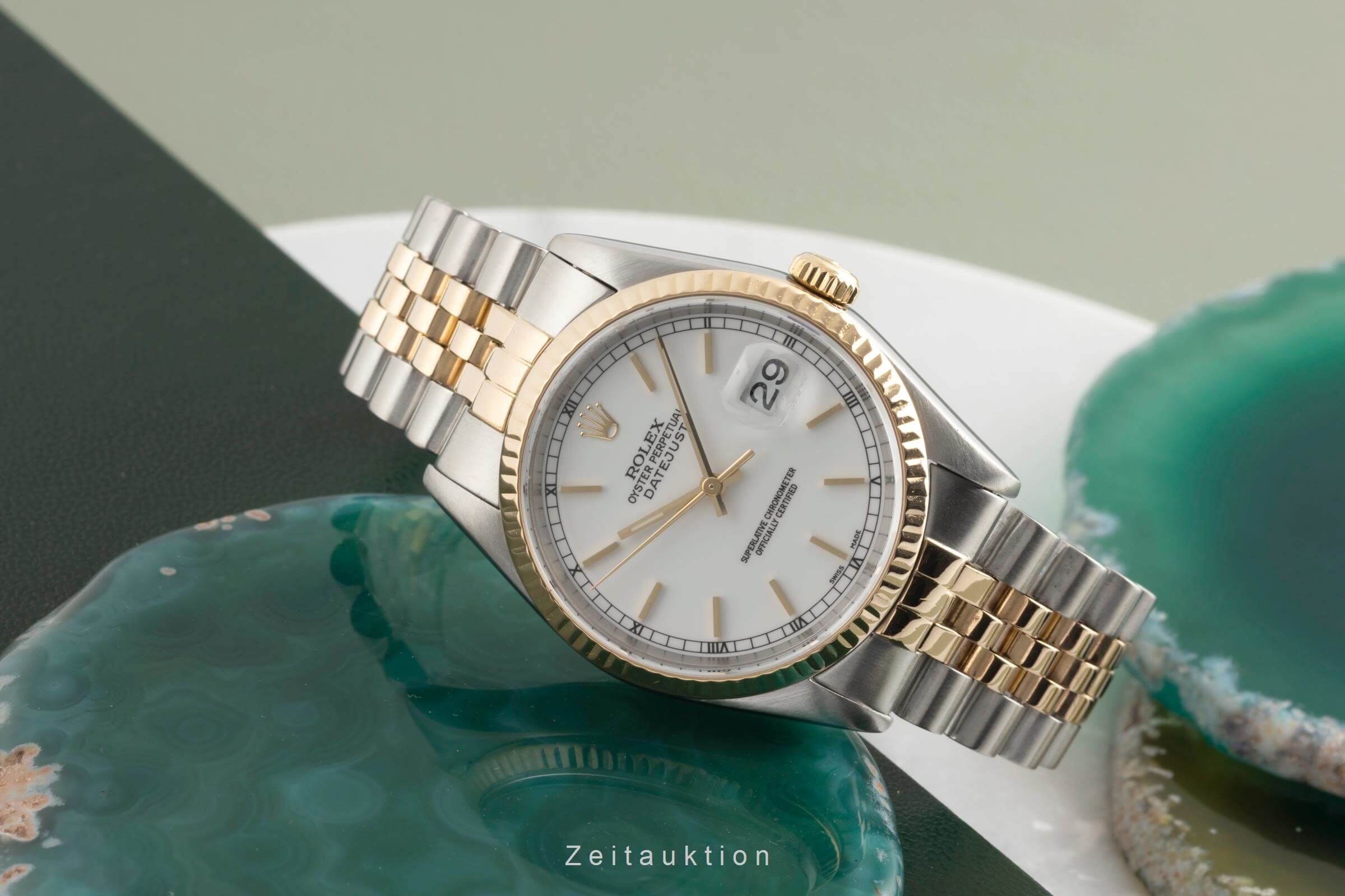 Rolex Datejust acero / oro automático reloj para caballeros 16233  [2501272]
