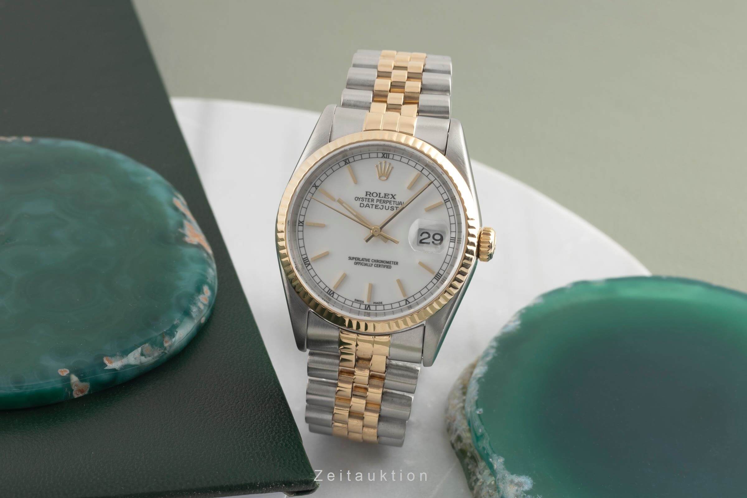 Rolex Datejust acero / oro automático reloj para caballeros 16233  [2501272]
