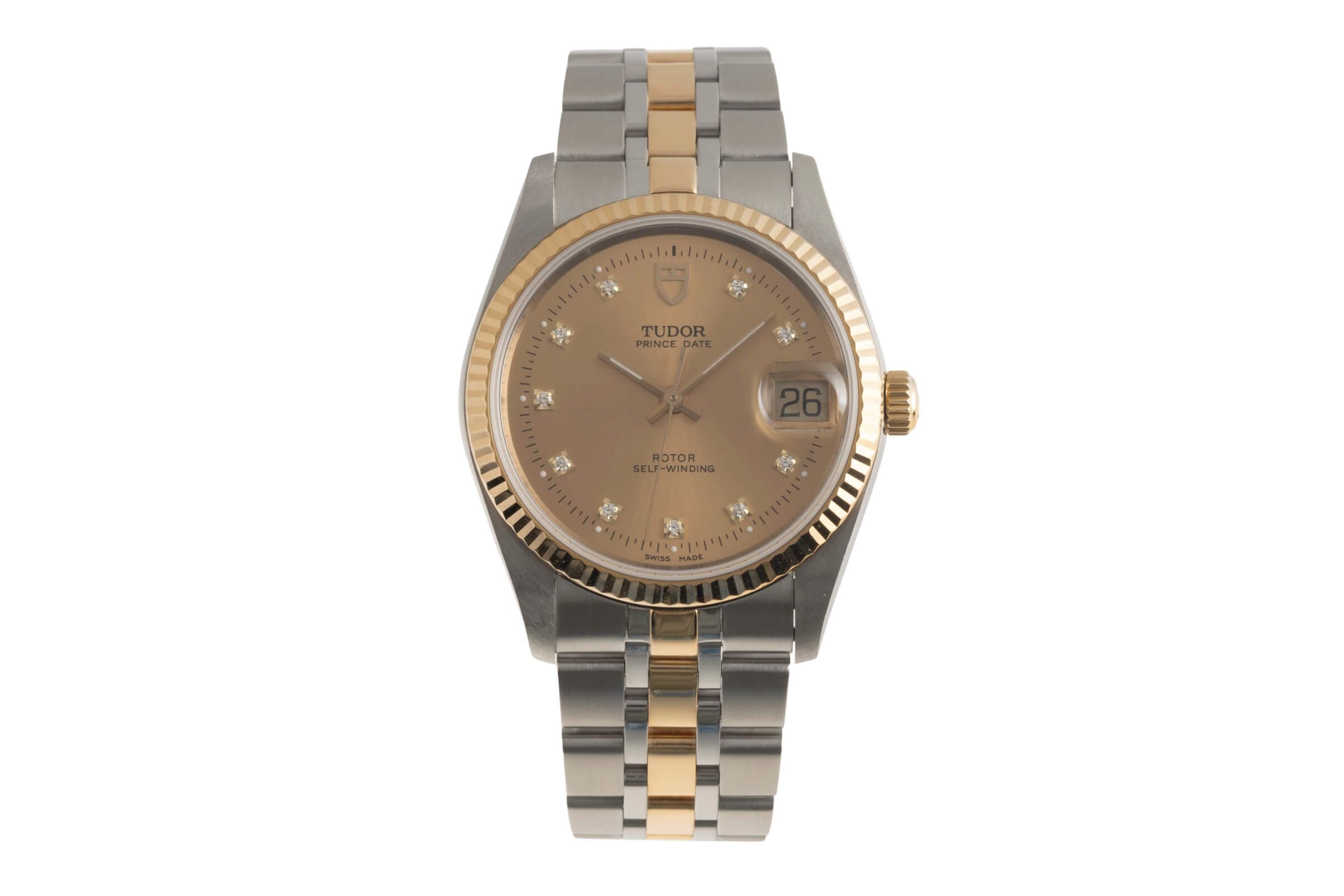 Tudor Prince Date acciaio / oro automatismo orologio da uomo 74033  [2501279]