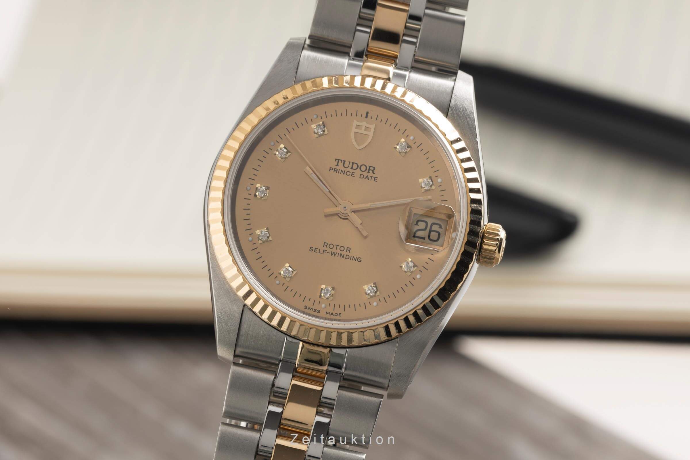 Tudor Prince Date acciaio / oro automatismo orologio da uomo 74033  [2501279]