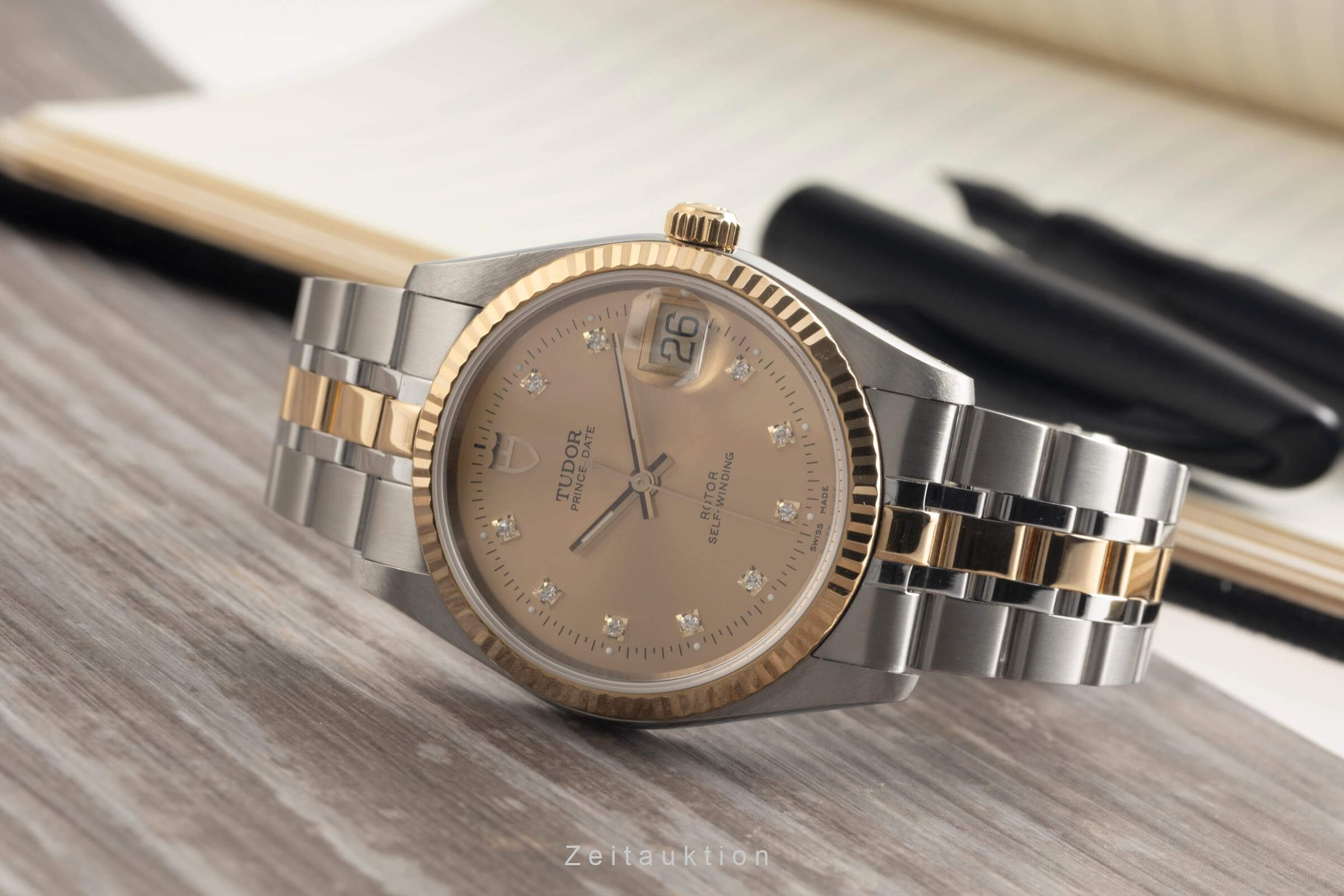 Tudor Prince Date acciaio / oro automatismo orologio da uomo 74033  [2501279]