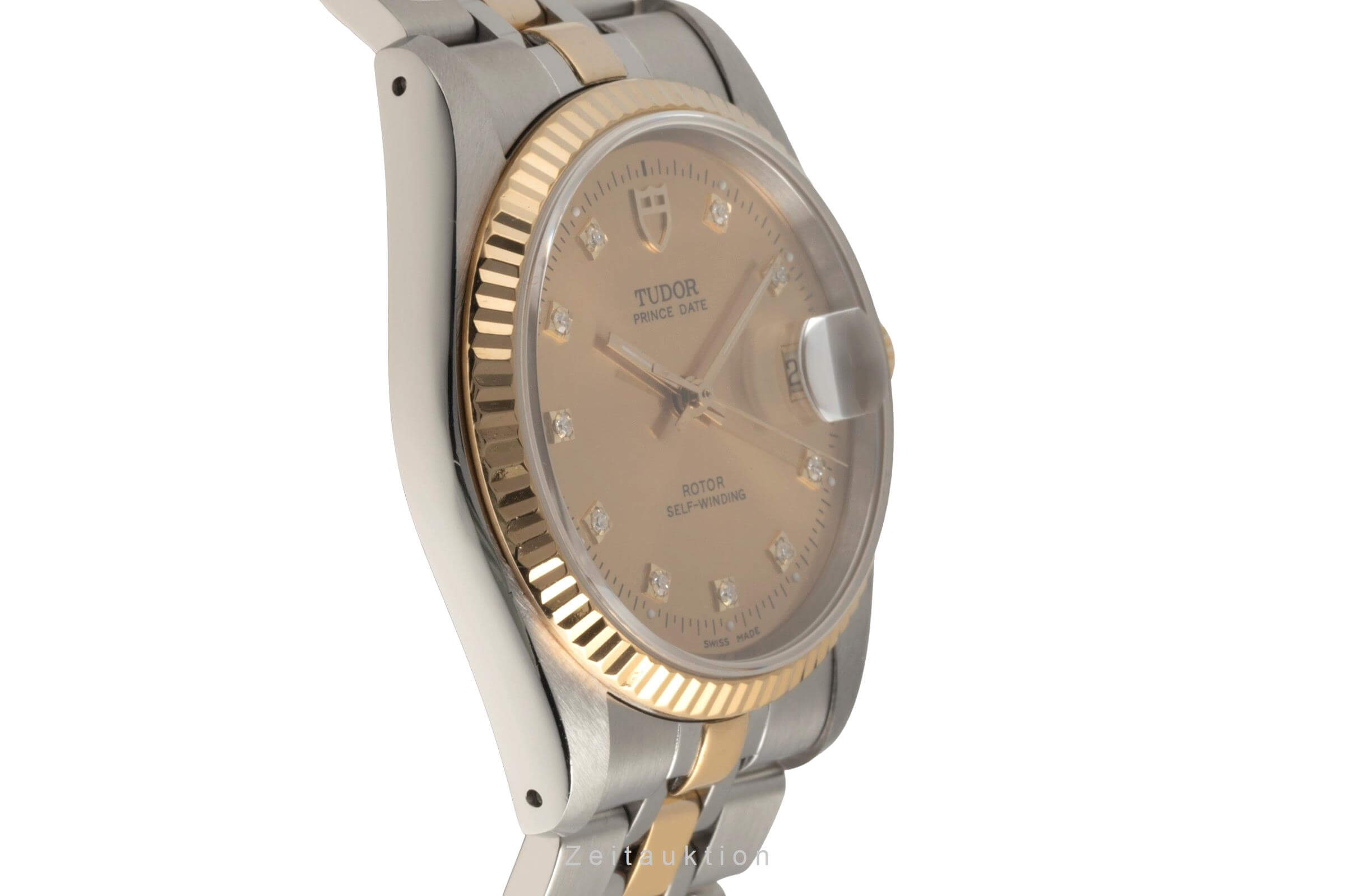 Tudor Prince Date acciaio / oro automatismo orologio da uomo 74033  [2501279]