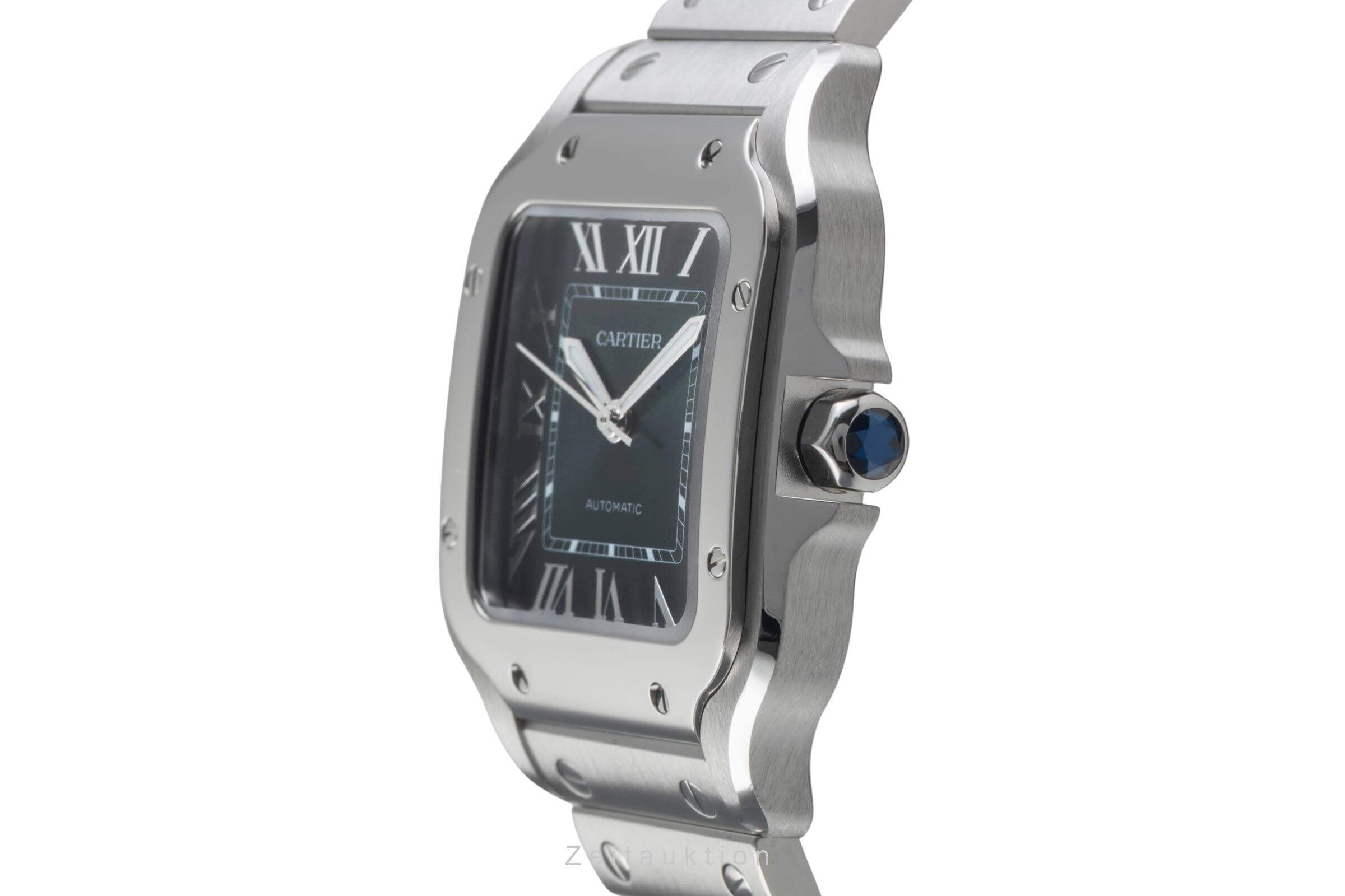 Cartier Santos acciaio automatismo orologio da uomo WSSA0061 LP: 7600EUR  [2501281]