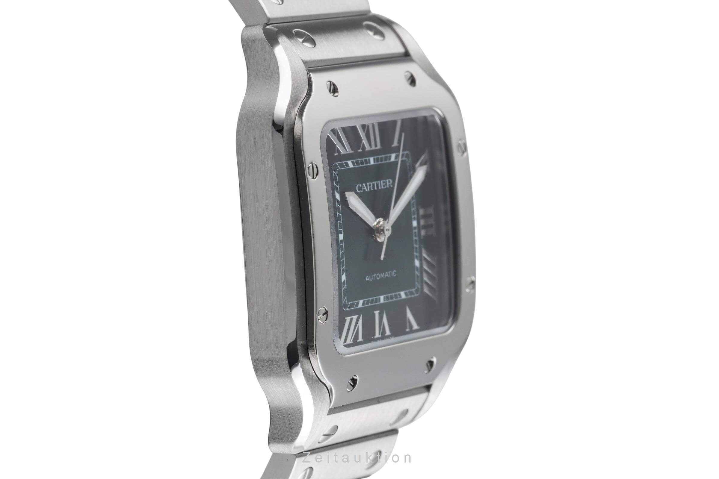 Cartier Santos acciaio automatismo orologio da uomo WSSA0061 LP: 7600EUR  [2501281]