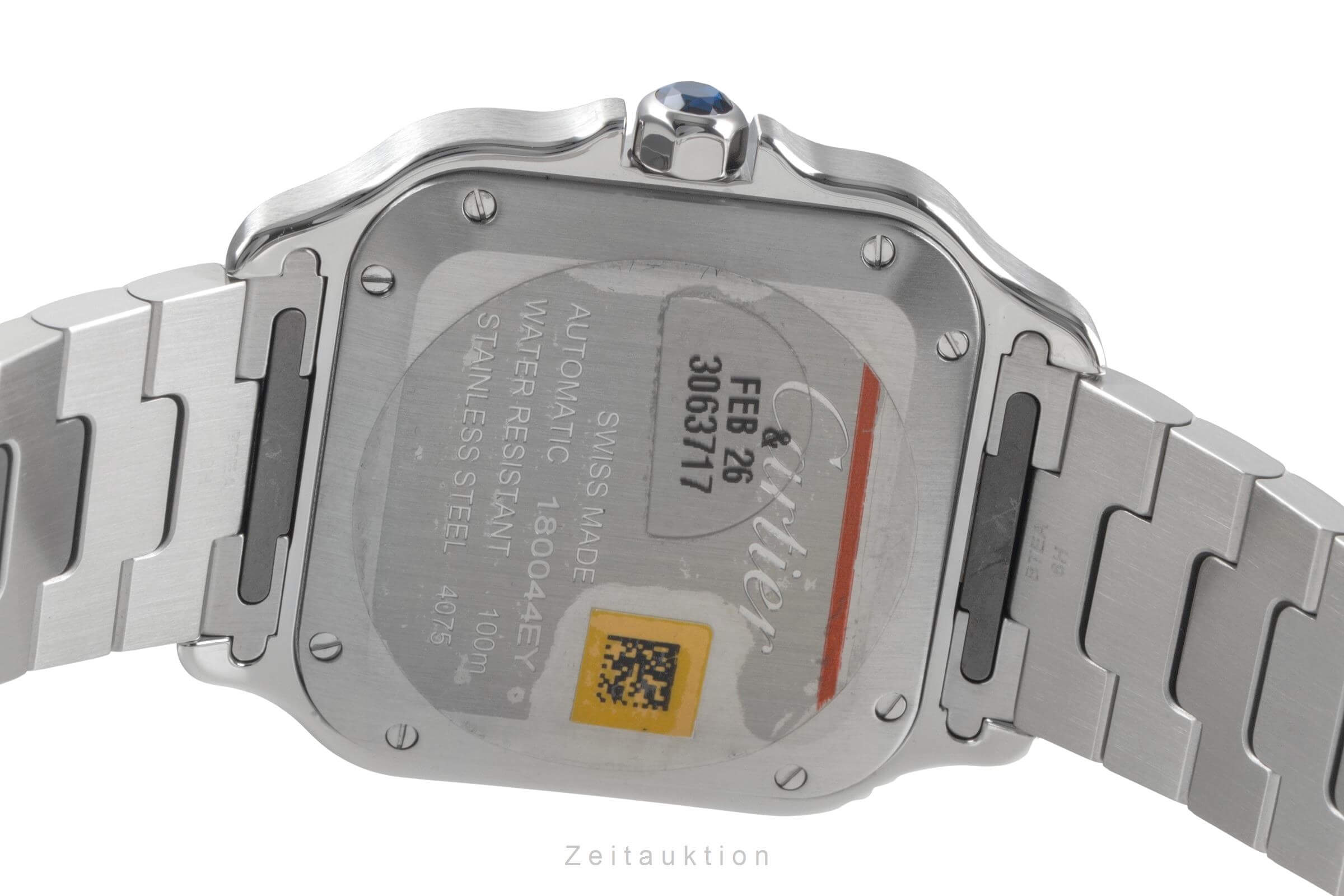 Cartier Santos acciaio automatismo orologio da uomo WSSA0061 LP: 7600EUR  [2501281]