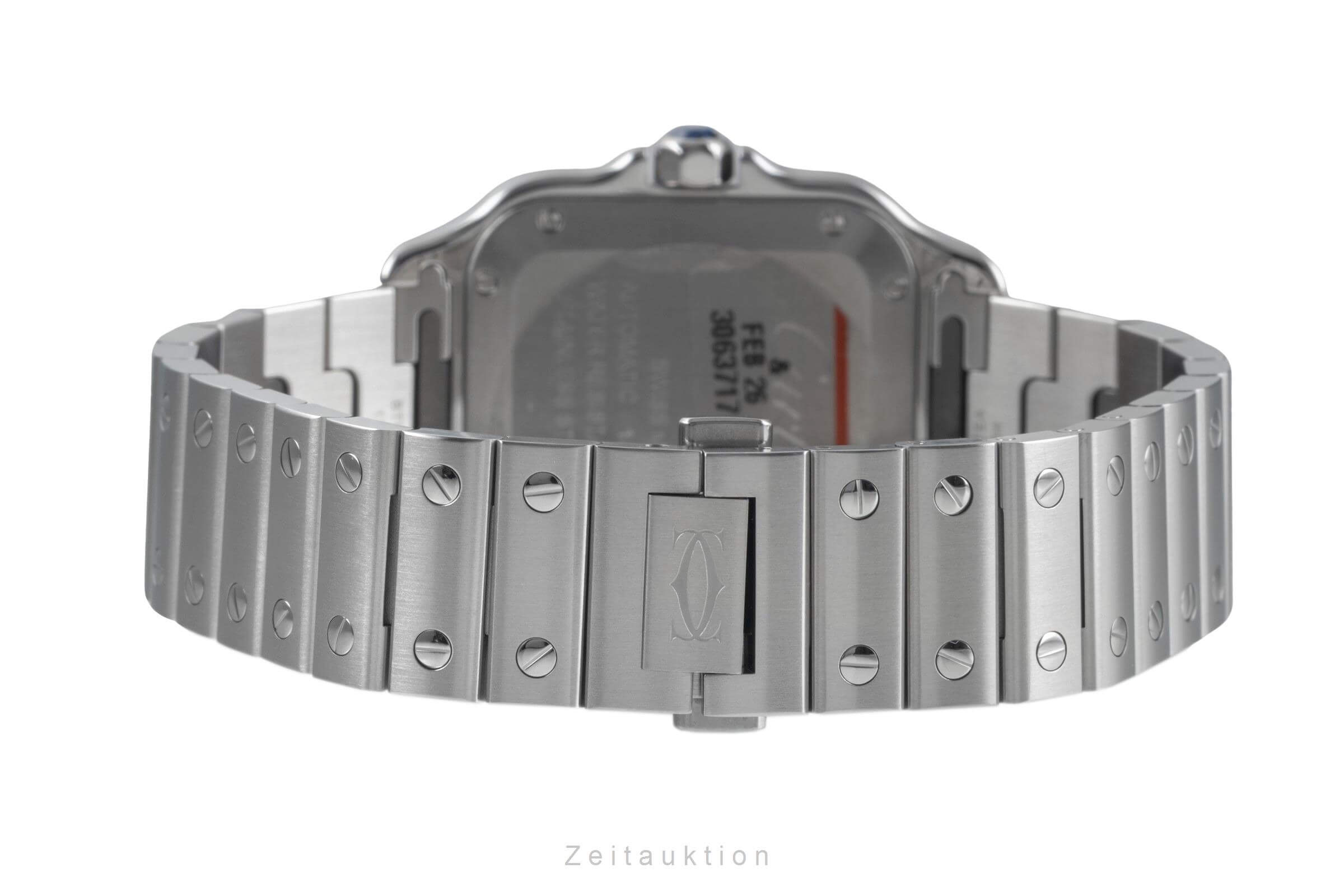 Cartier Santos acciaio automatismo orologio da uomo WSSA0061 LP: 7600EUR  [2501281]